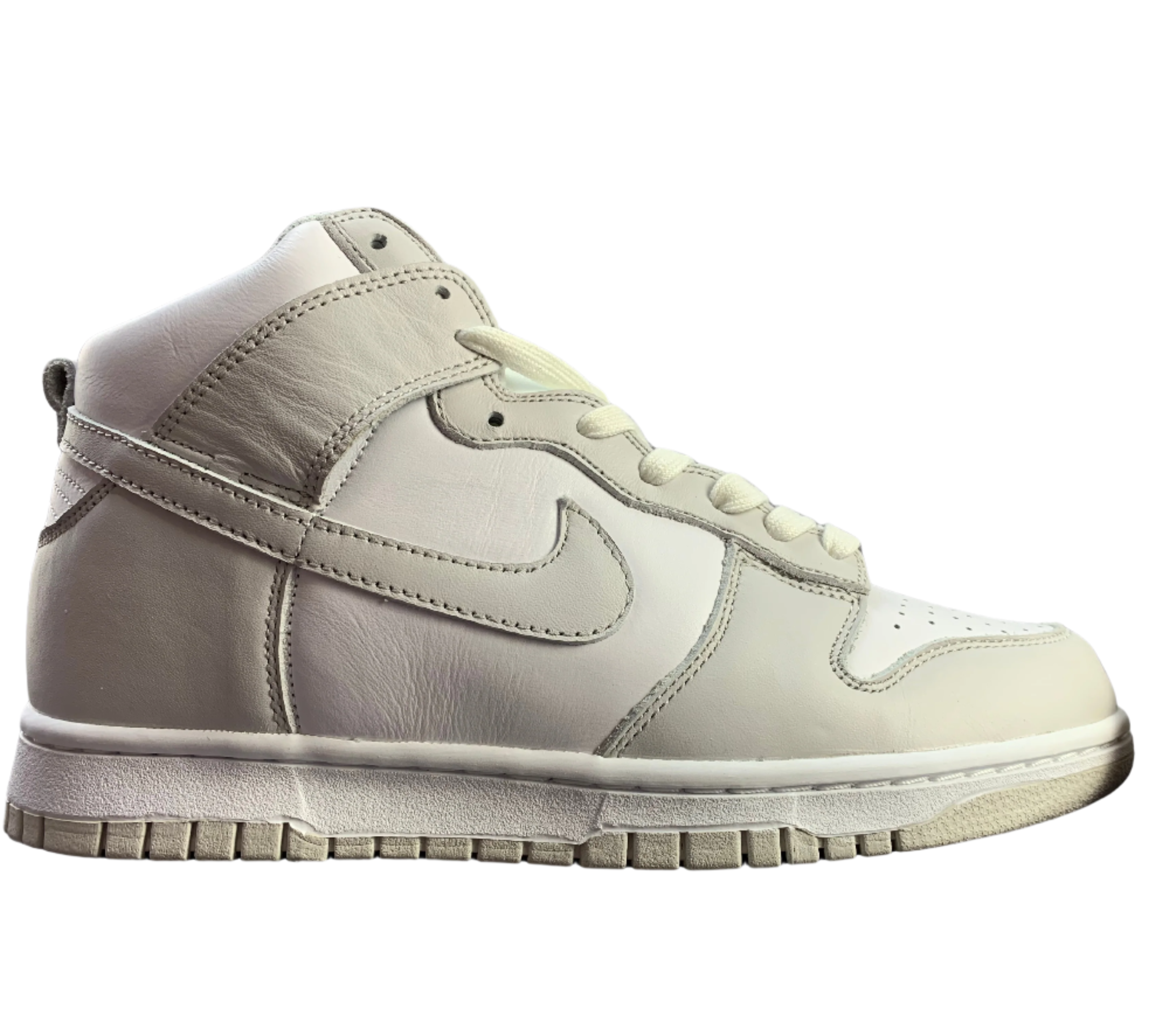 SB Dunk High - Classic White Leather Edition