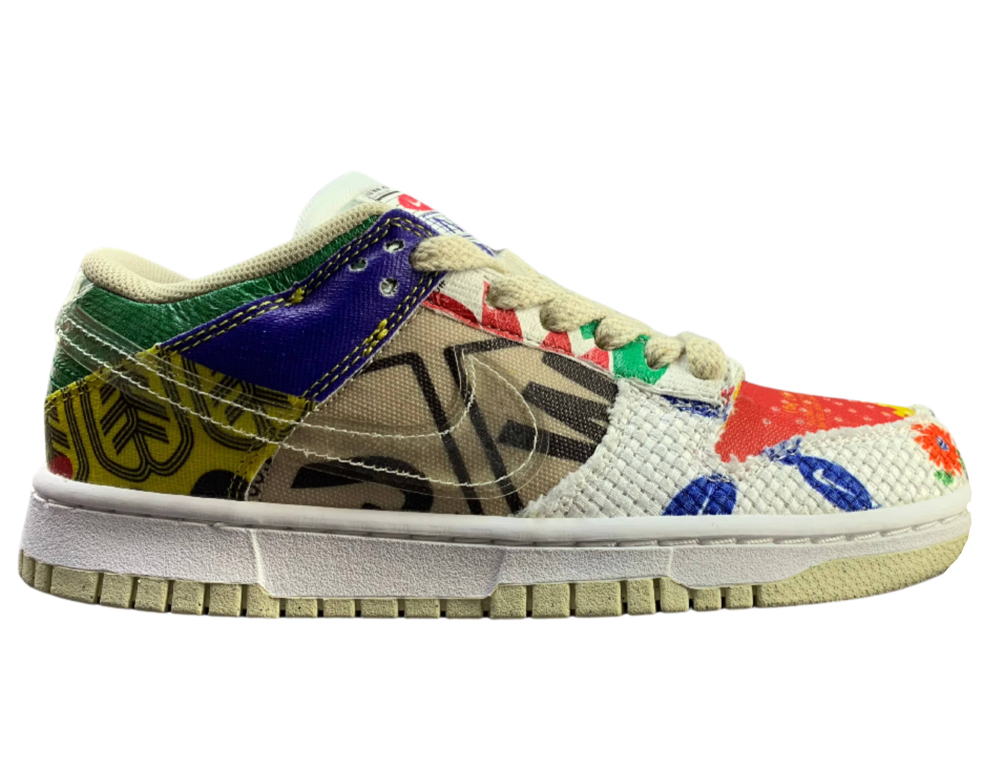 SB Dunk Low - What The Multi-Color Patchwork