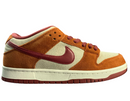 SB Dunk Low - Orange Suede & Red Swoosh