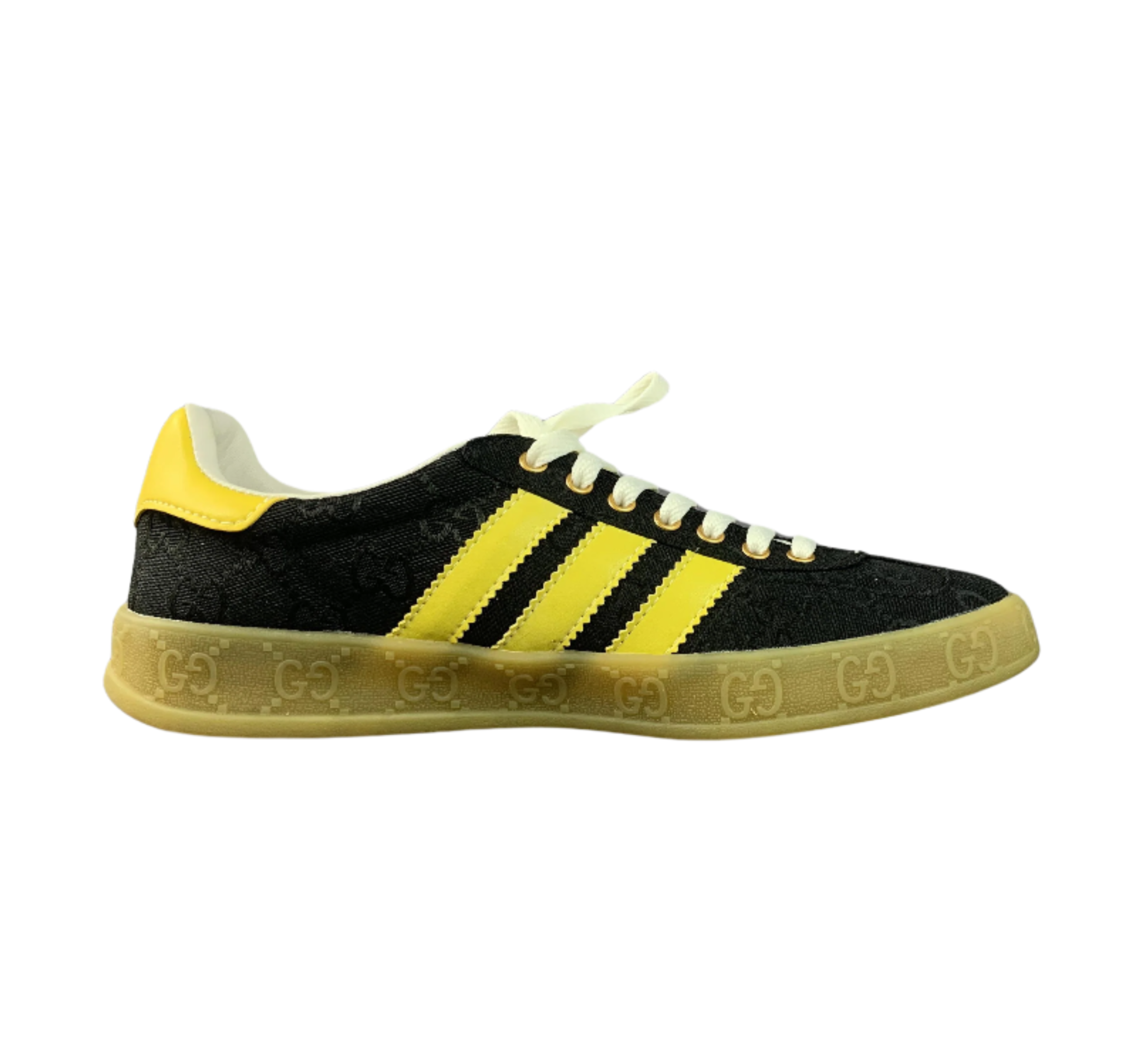 Adidas Gazelle x Gucci - Black Monogram & Yellow