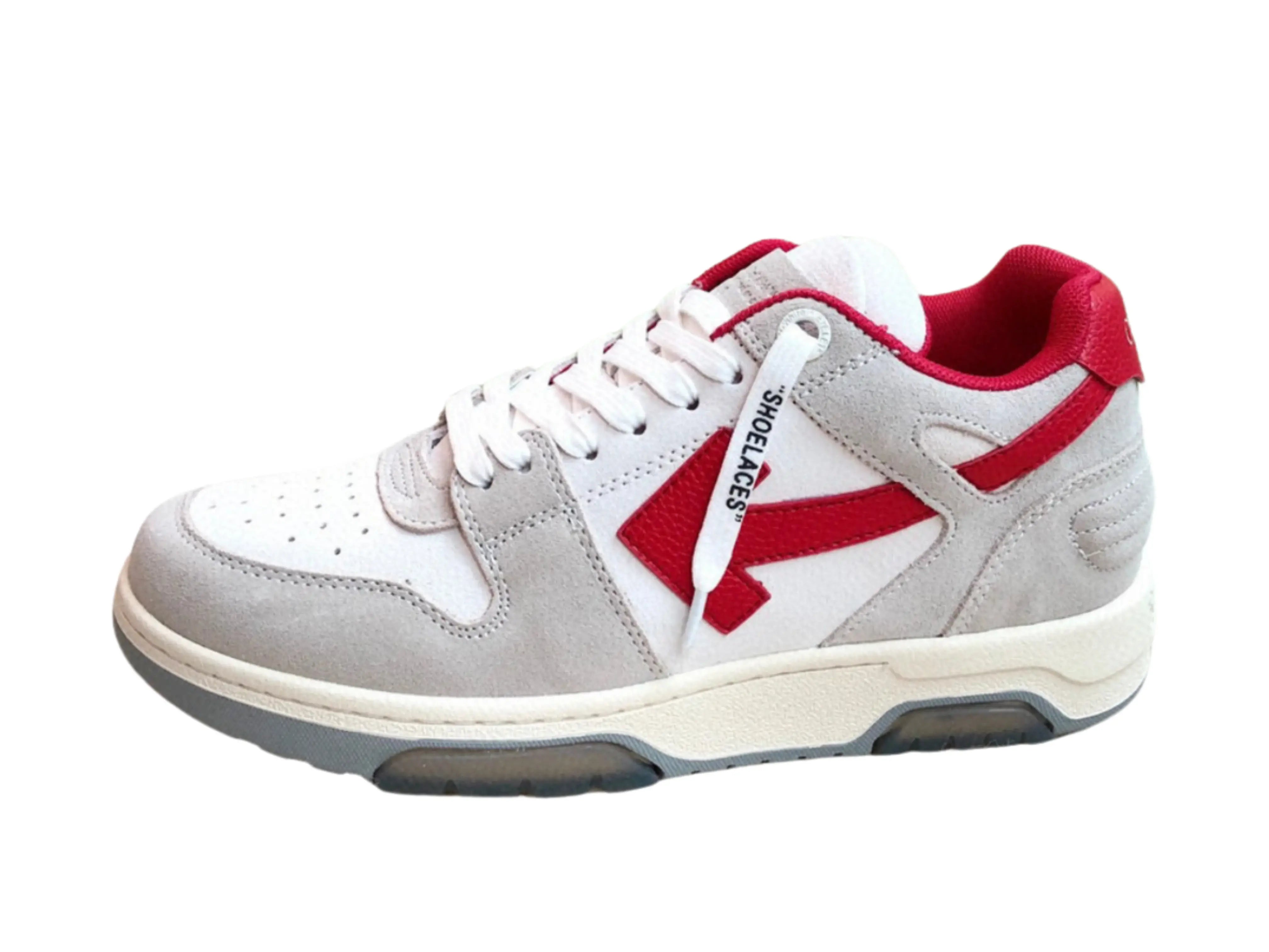 Off-White Out Of Office - White & Red Off-White