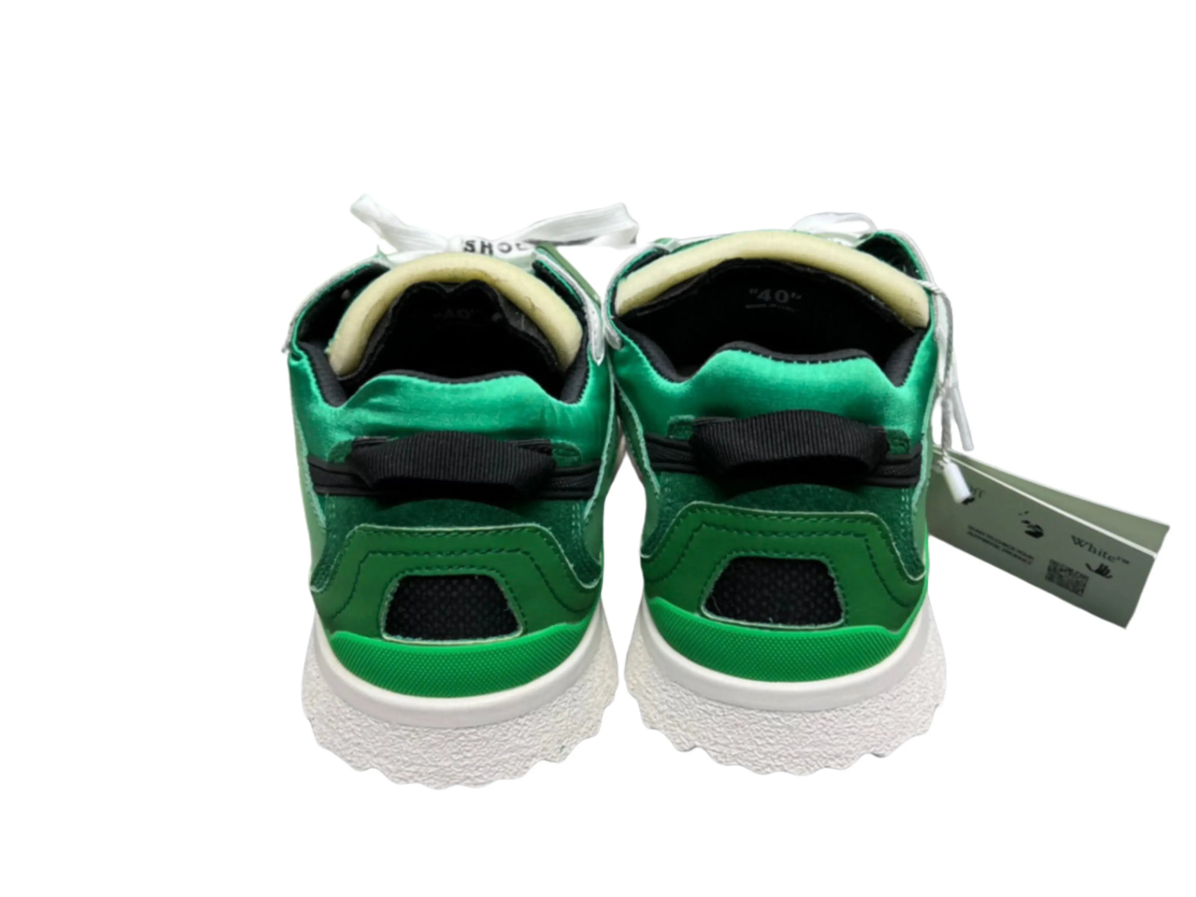 Off-White Mid Top Sponge - Green & White Off-White