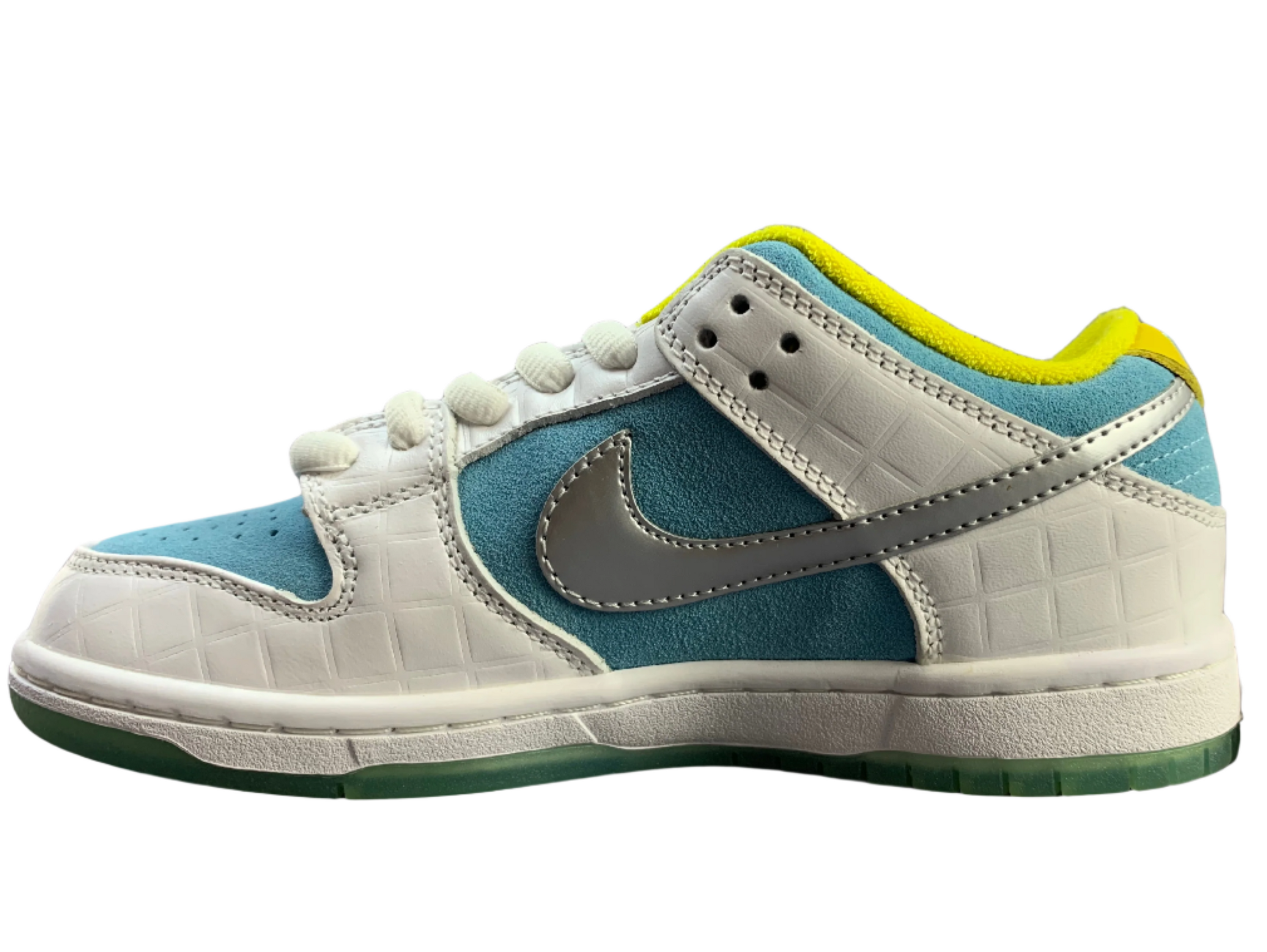 SB Dunk Low - Powder Blue Bliss Blue & Silver