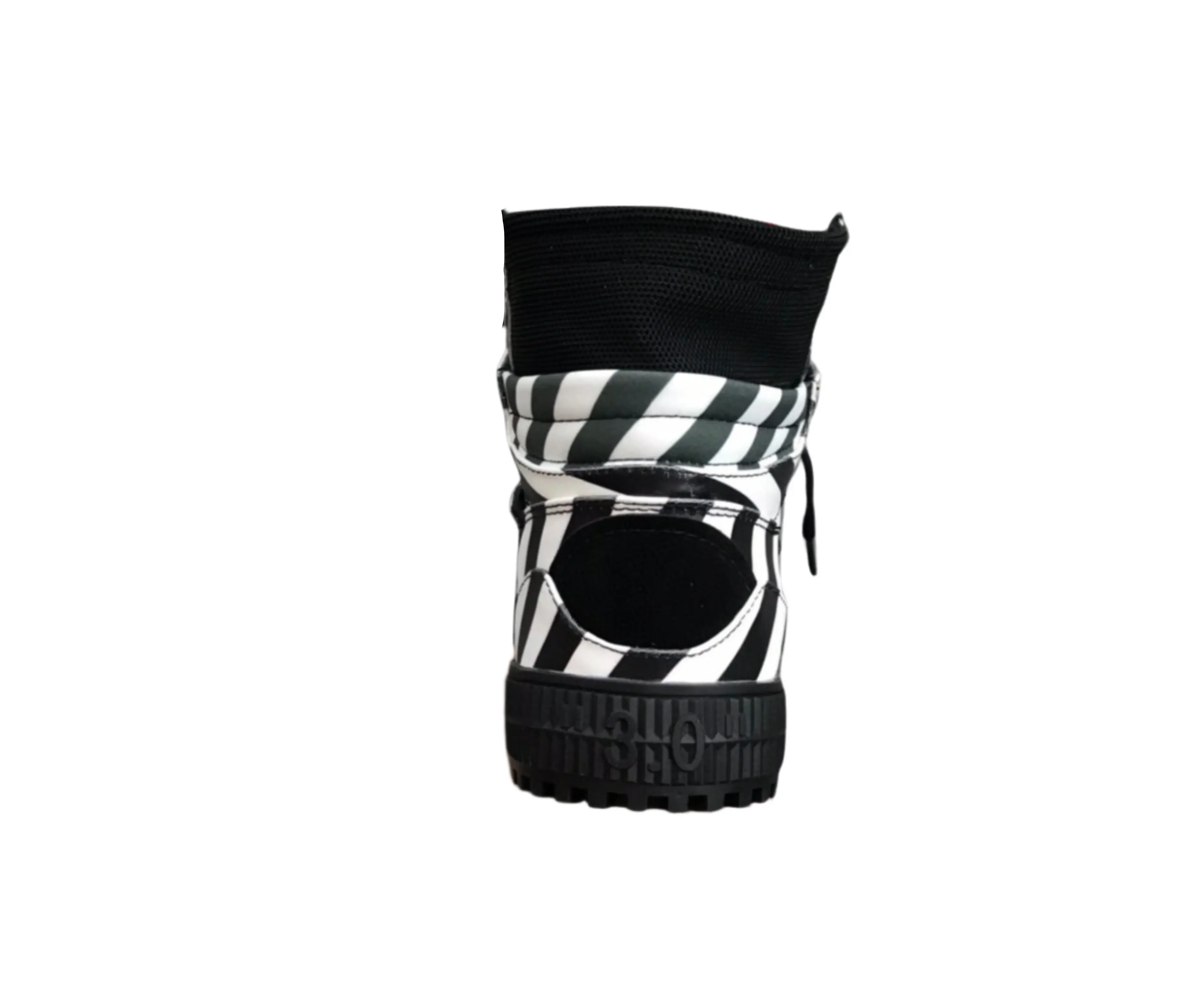 Off-White Off-Court 3.0 High Top - Black & White Striped Off-White