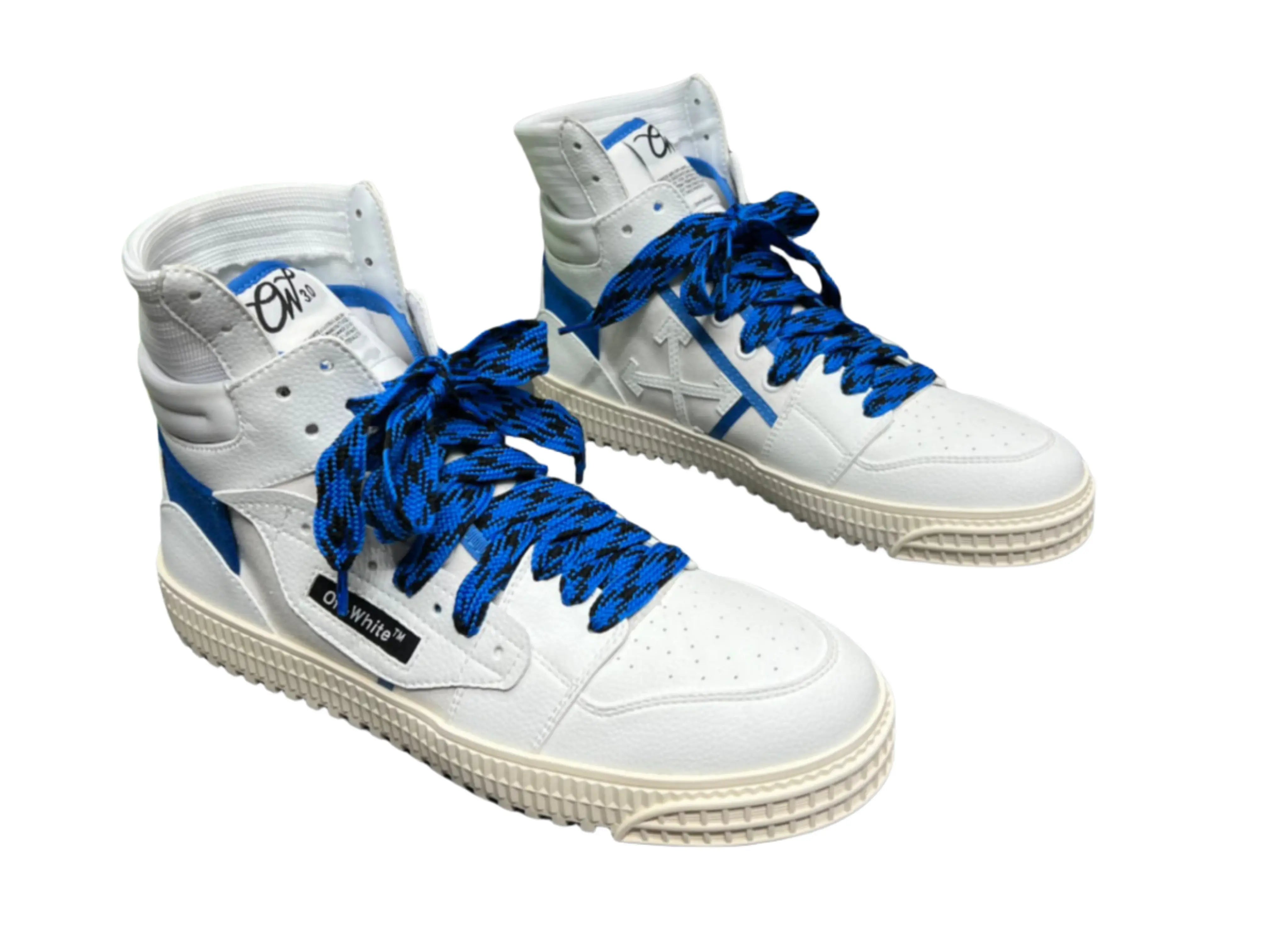 Off-White 3.0 Off Court High Top - White & Blue Off-White