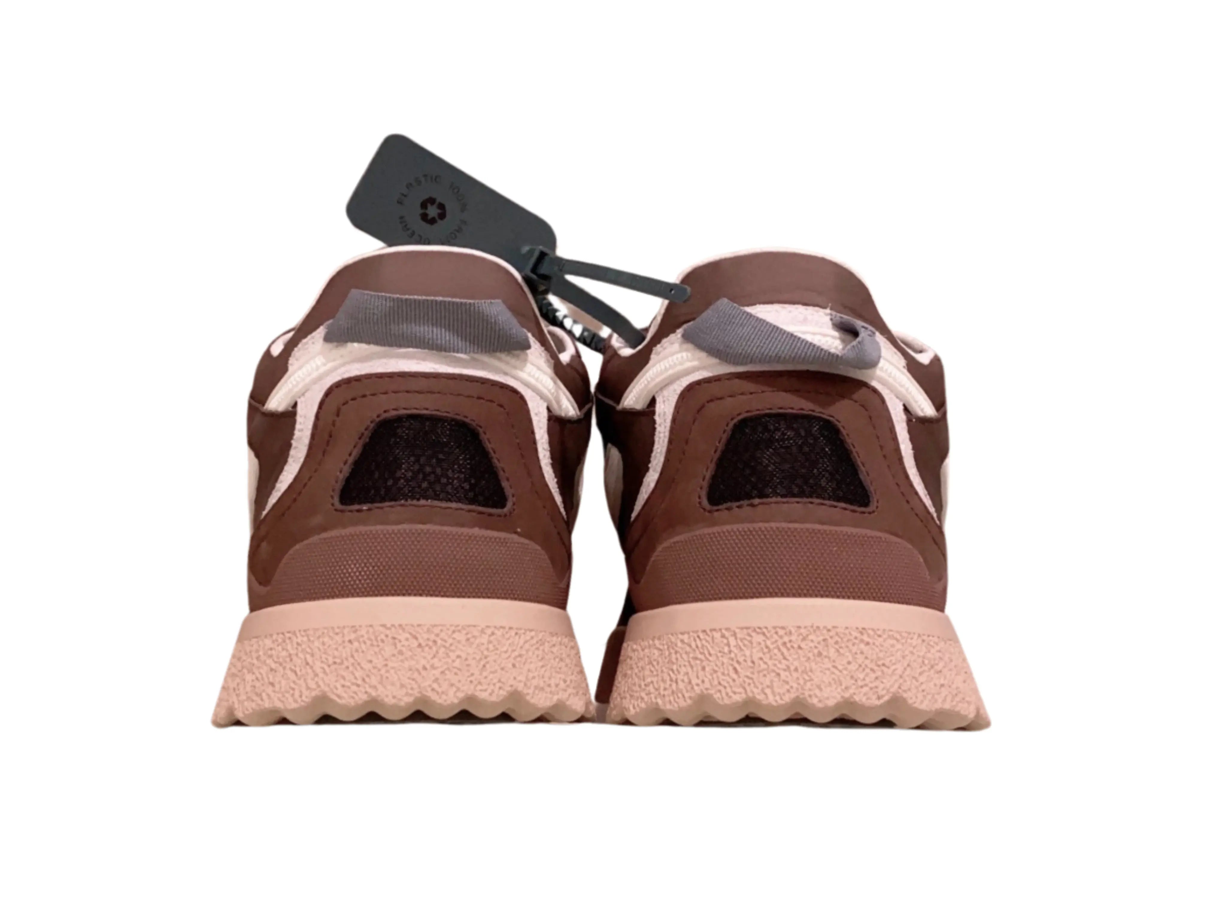 Off-White Mid-Top Sponge - Brown & Cream Off-White