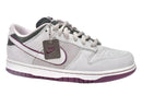 SB Dunk Low - White, Burgundy & Gray