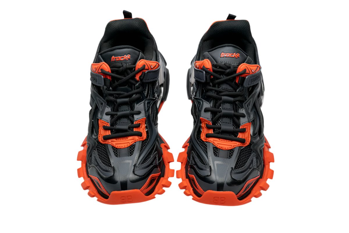 Balenciaga Track Black Orange Sneakers