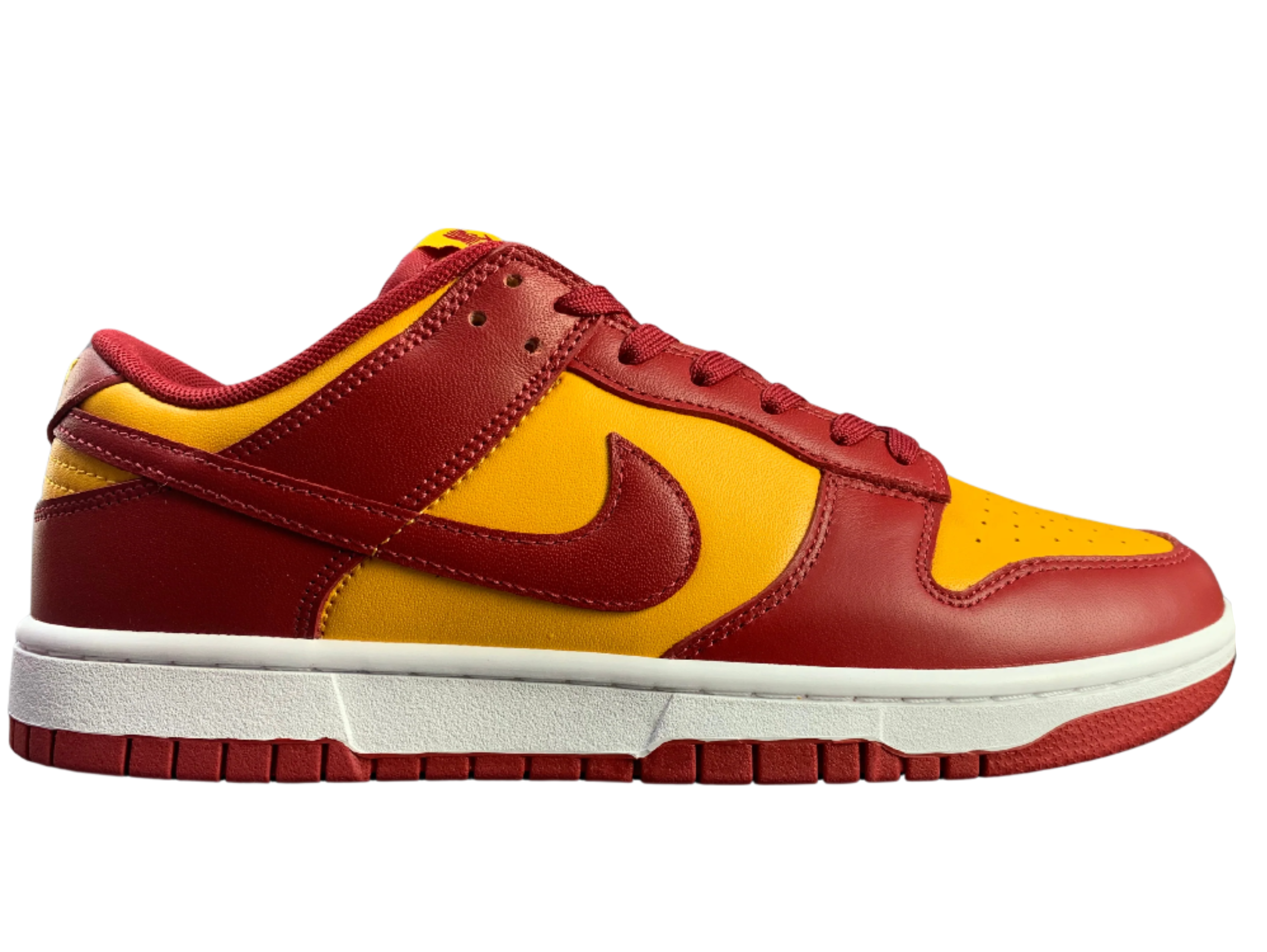 SB Dunk Low - Varsity Red & University Gold