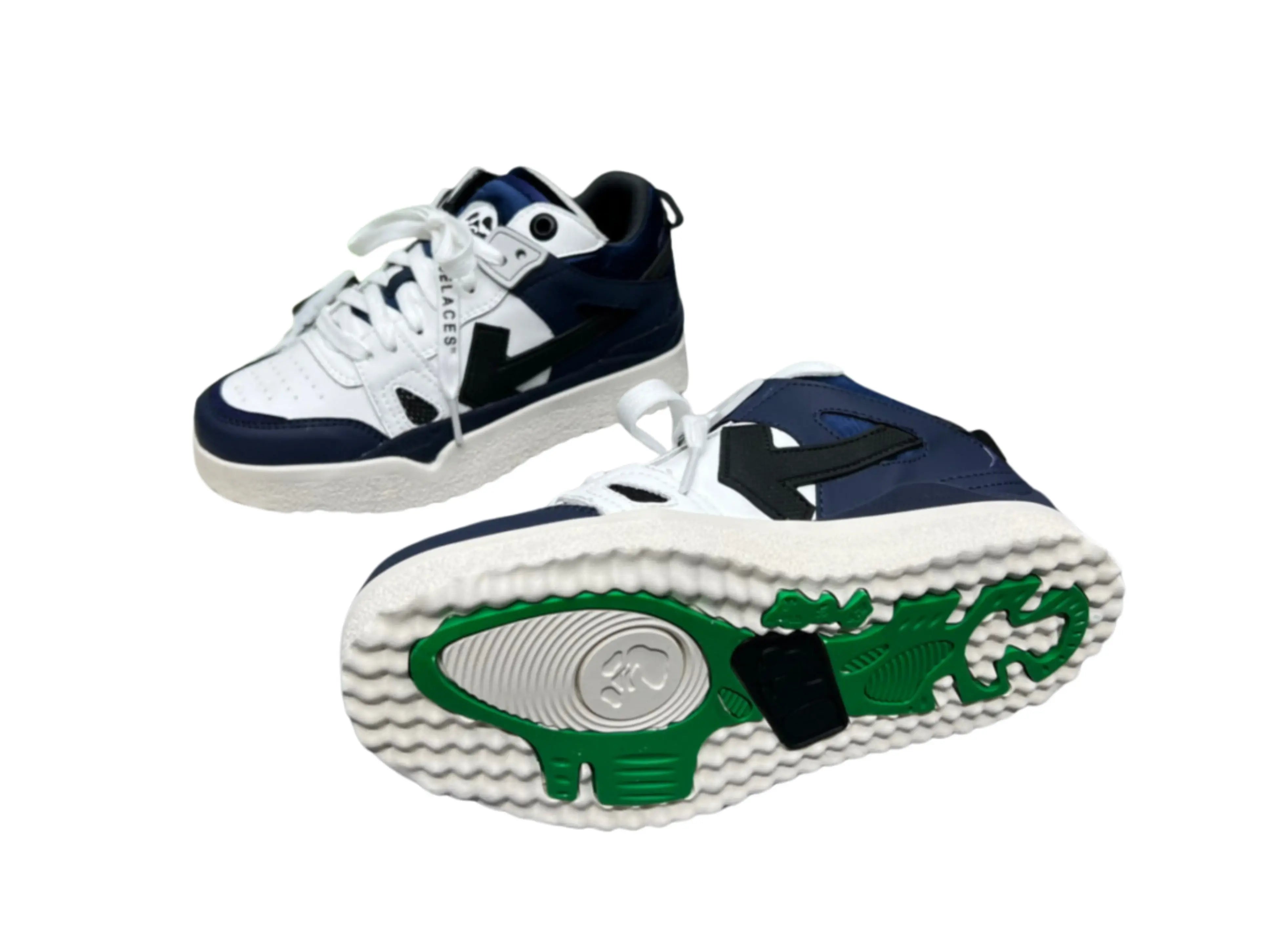 Off-White Mid Top Sponge - White, Black & Navy Off-White