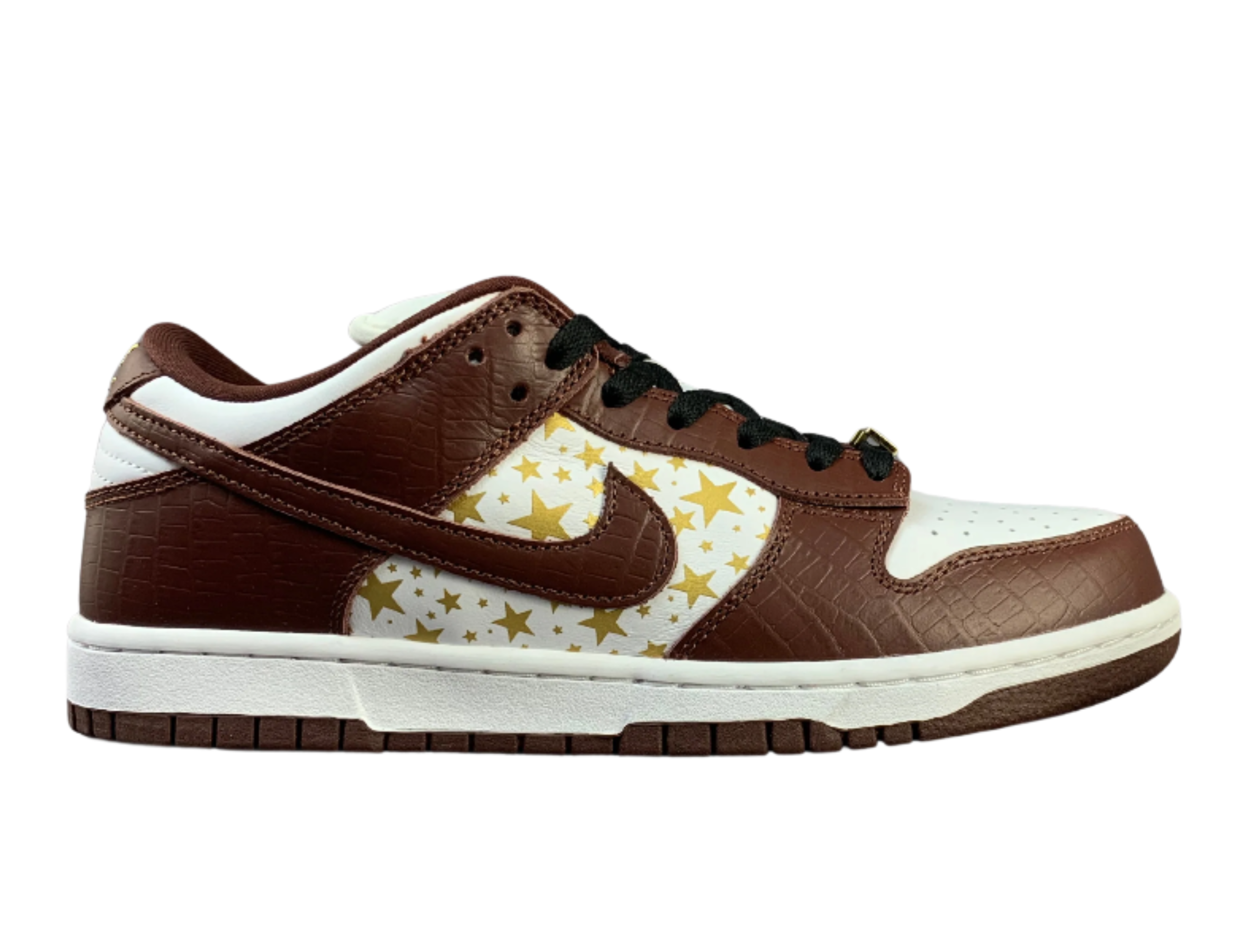 SB Dunk Low - Rich Brown & Gold Star Edition