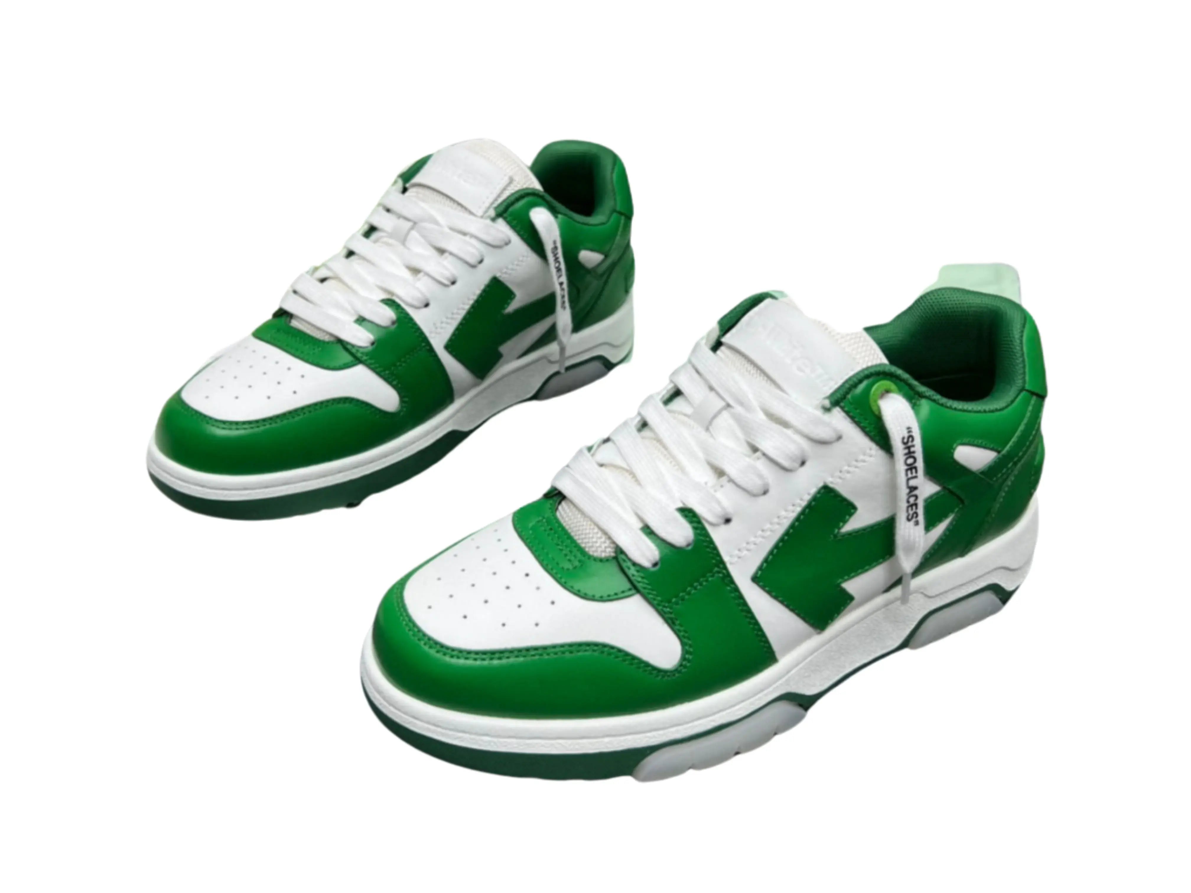 Off-White Out of Office - Green & White Off-White