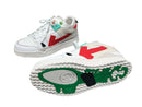 Off-White Mid Top Sponge - White & Red Off-White