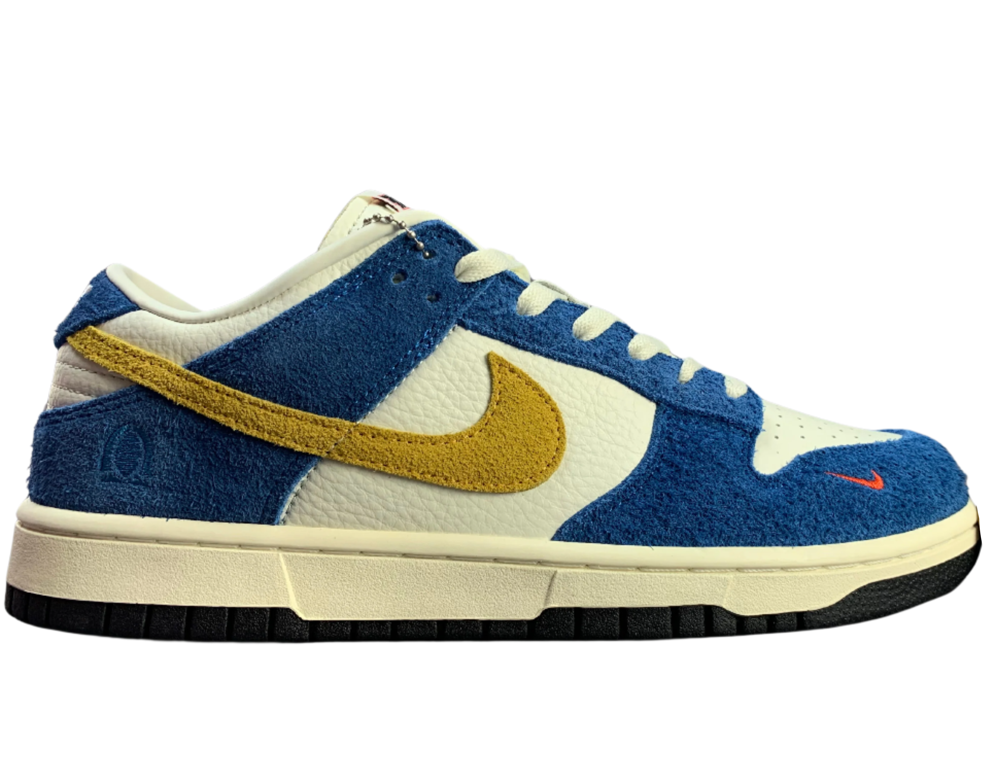 SB Dunk Low - Blue Suede Mustard Edition