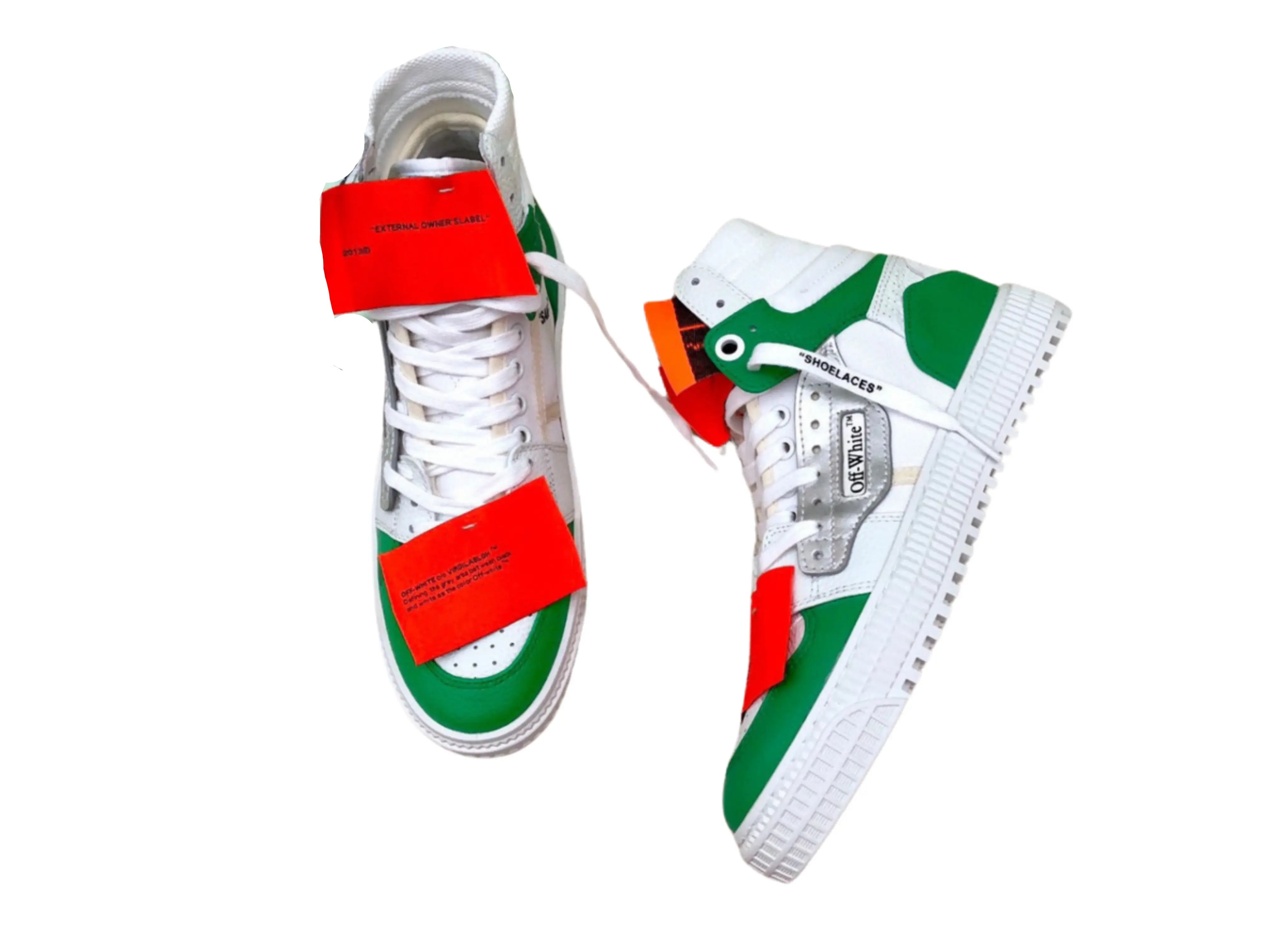 Off-White Off-Court 3.0 High Top - White & Green Off-White