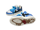 Off-White Mid Top Sponge - Blue & White Off-White