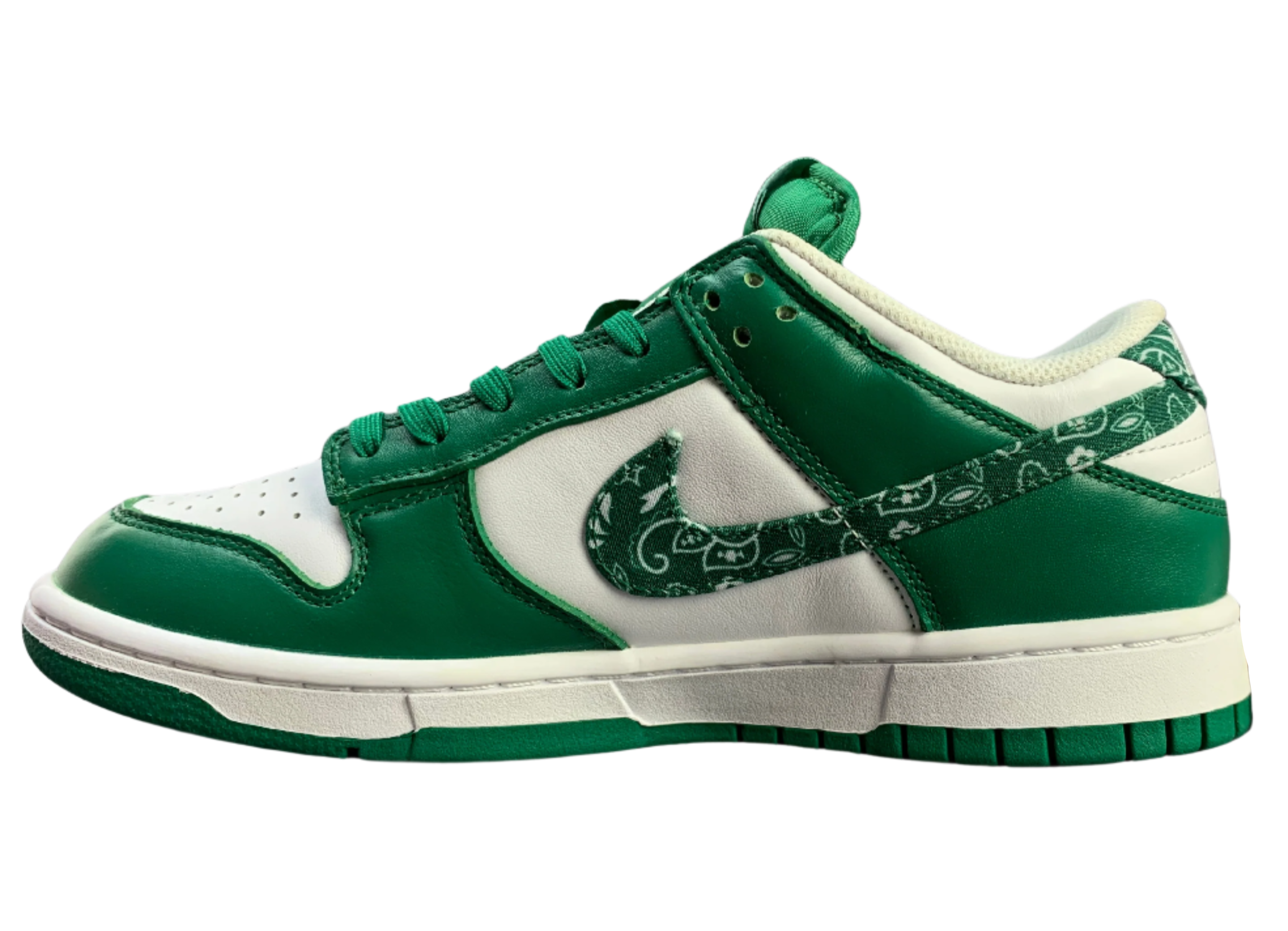 SB Dunk Low - Paisley Green Elegance