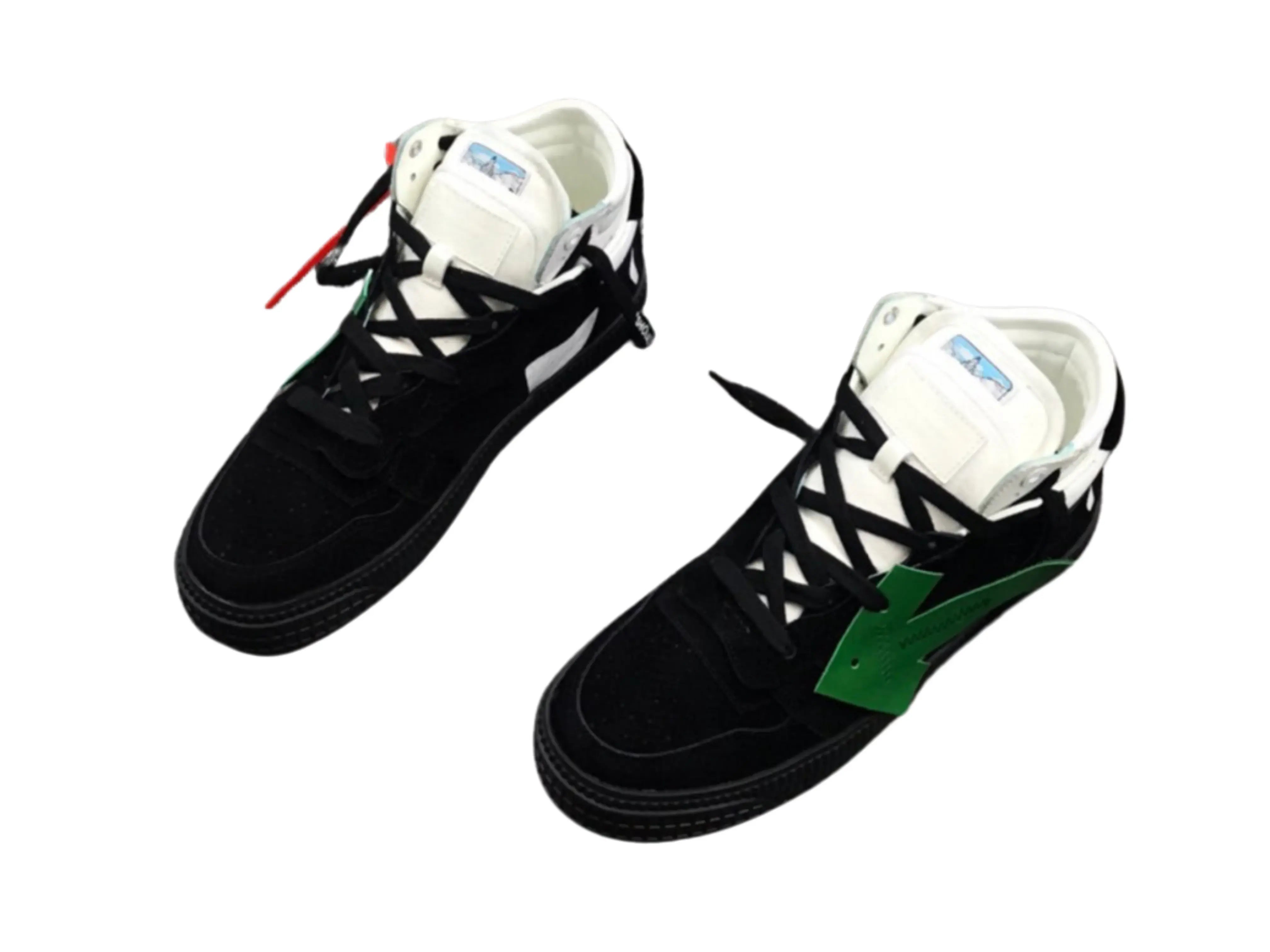 Off-White Off-Court 3.0 High Top - Black, White & Green Off-White