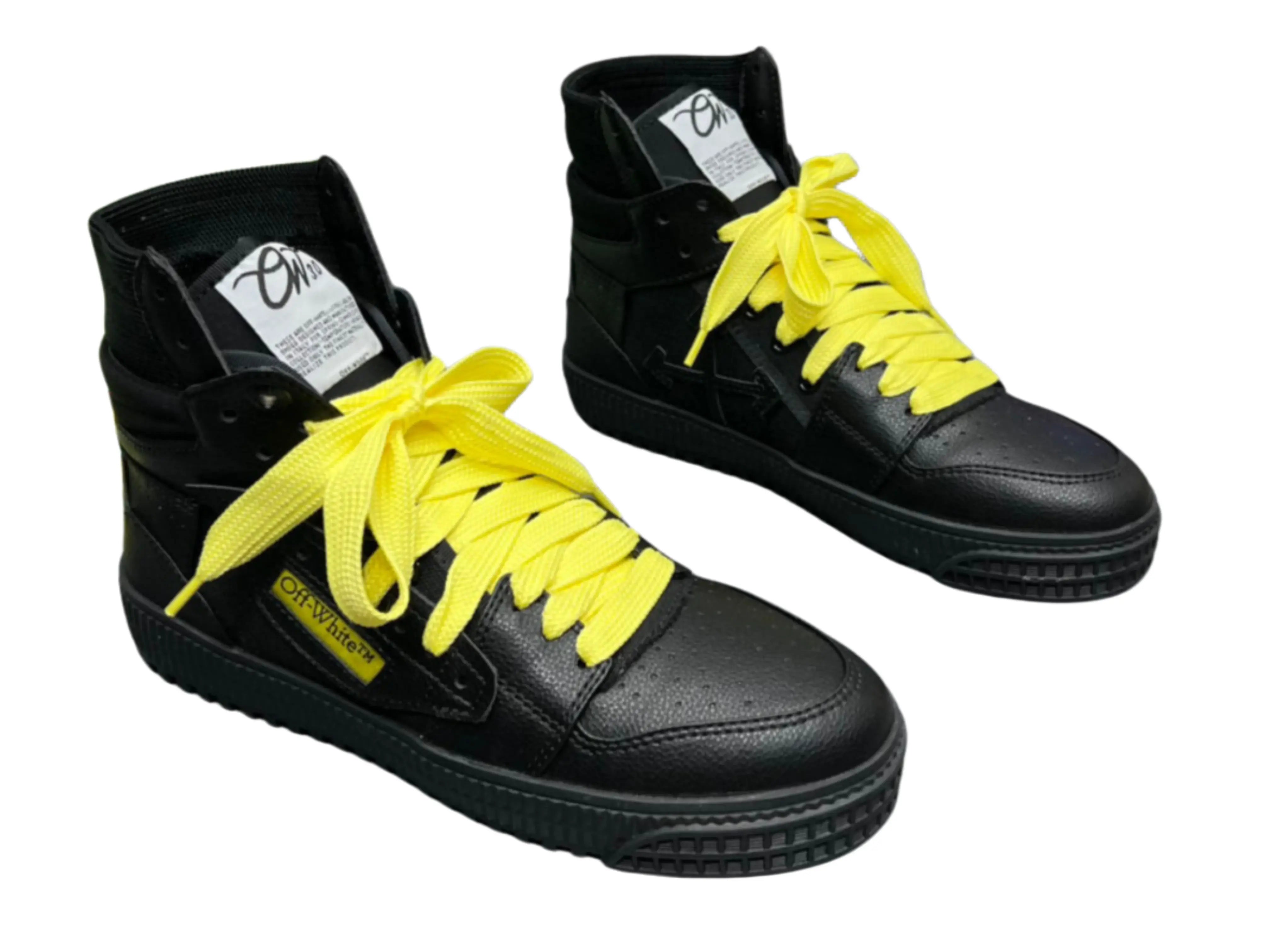Off-White 3.0 Off Court High Top - Black & Yellow Off-White