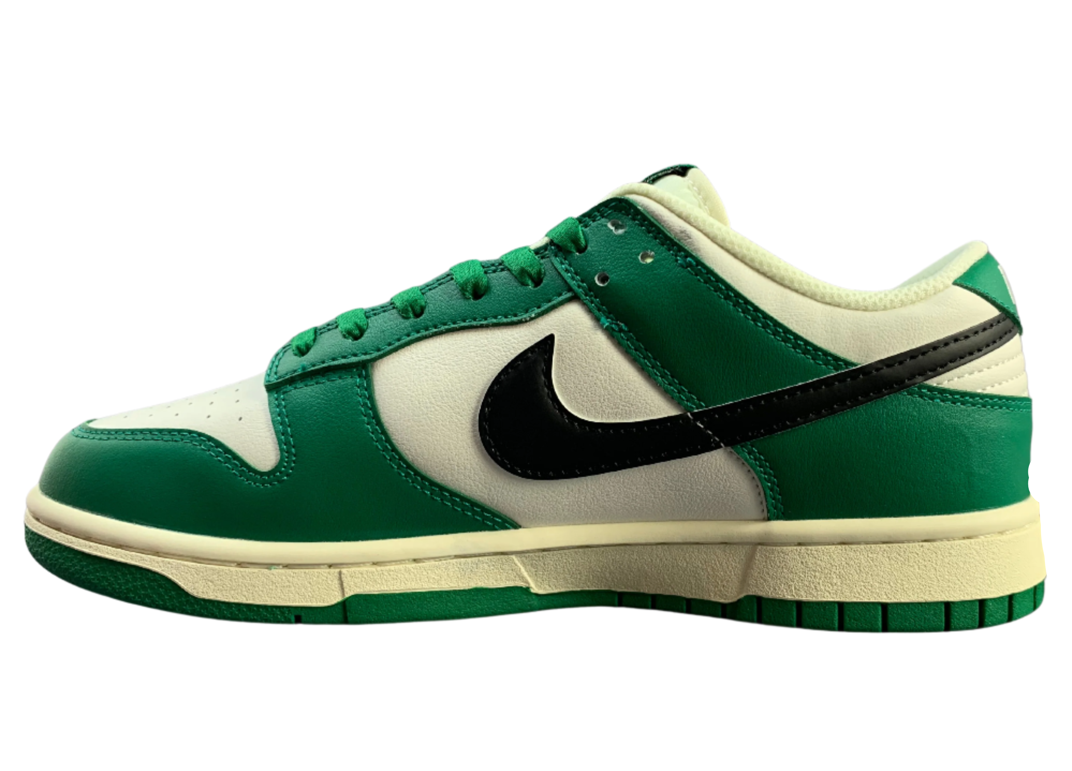 SB Dunk Low - Green & White Classic