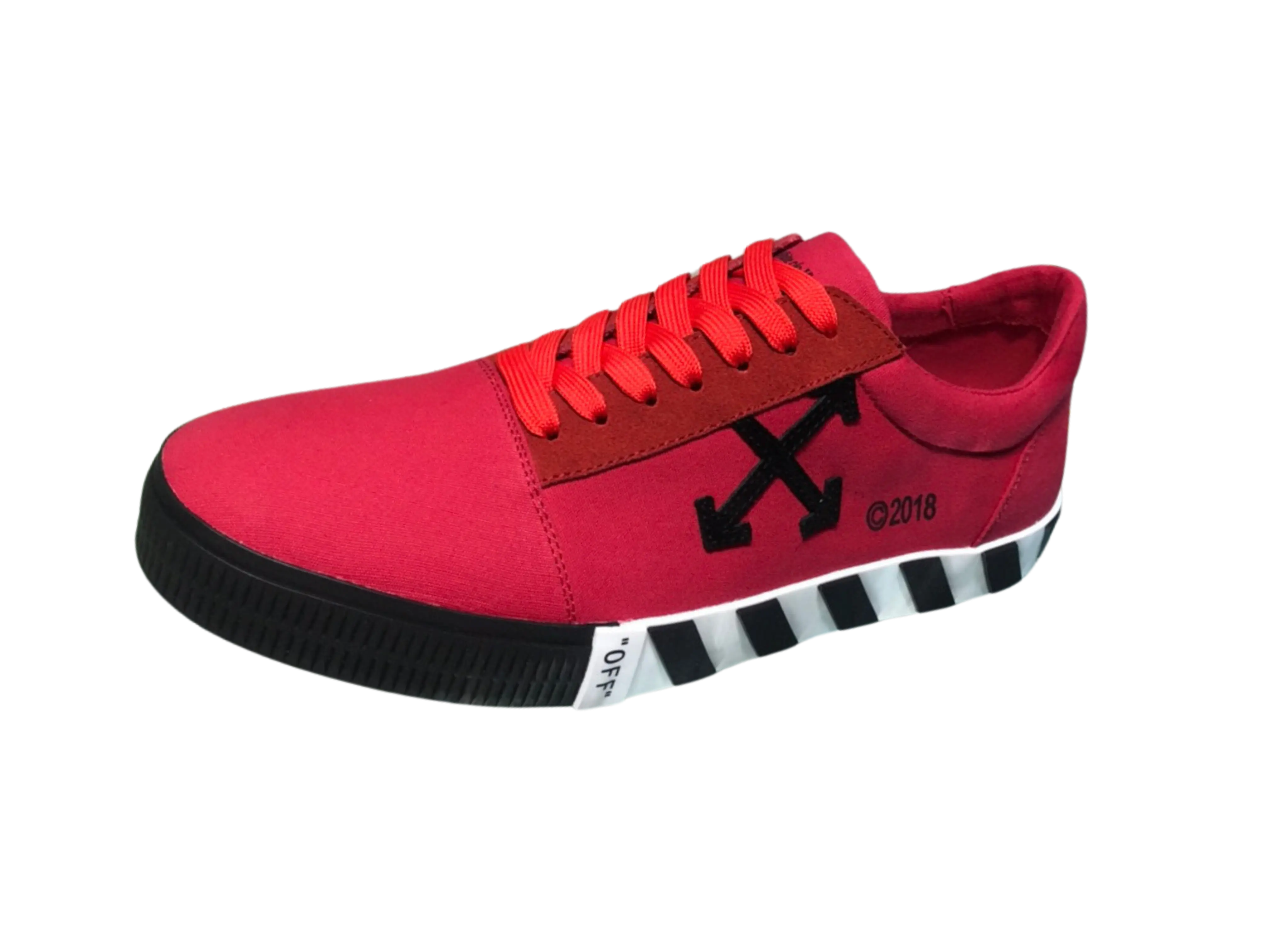 Off-White 2.0 Low Top - Red, Black & White Off-White