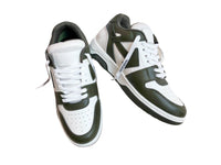 Off-White Out Of Office Low Top - White & Olive Green Off-White