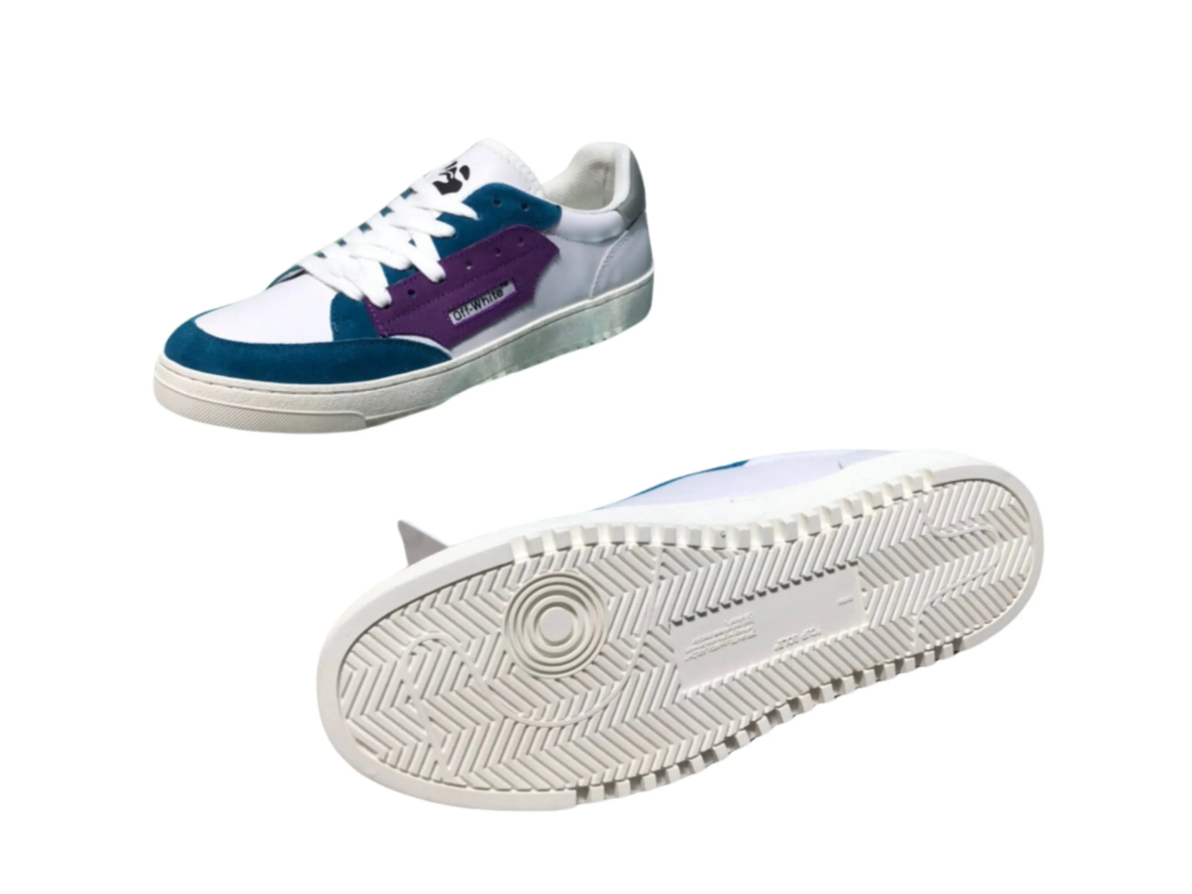 Off-White 5.0 Low Top - White, Blue & Purple Off-White