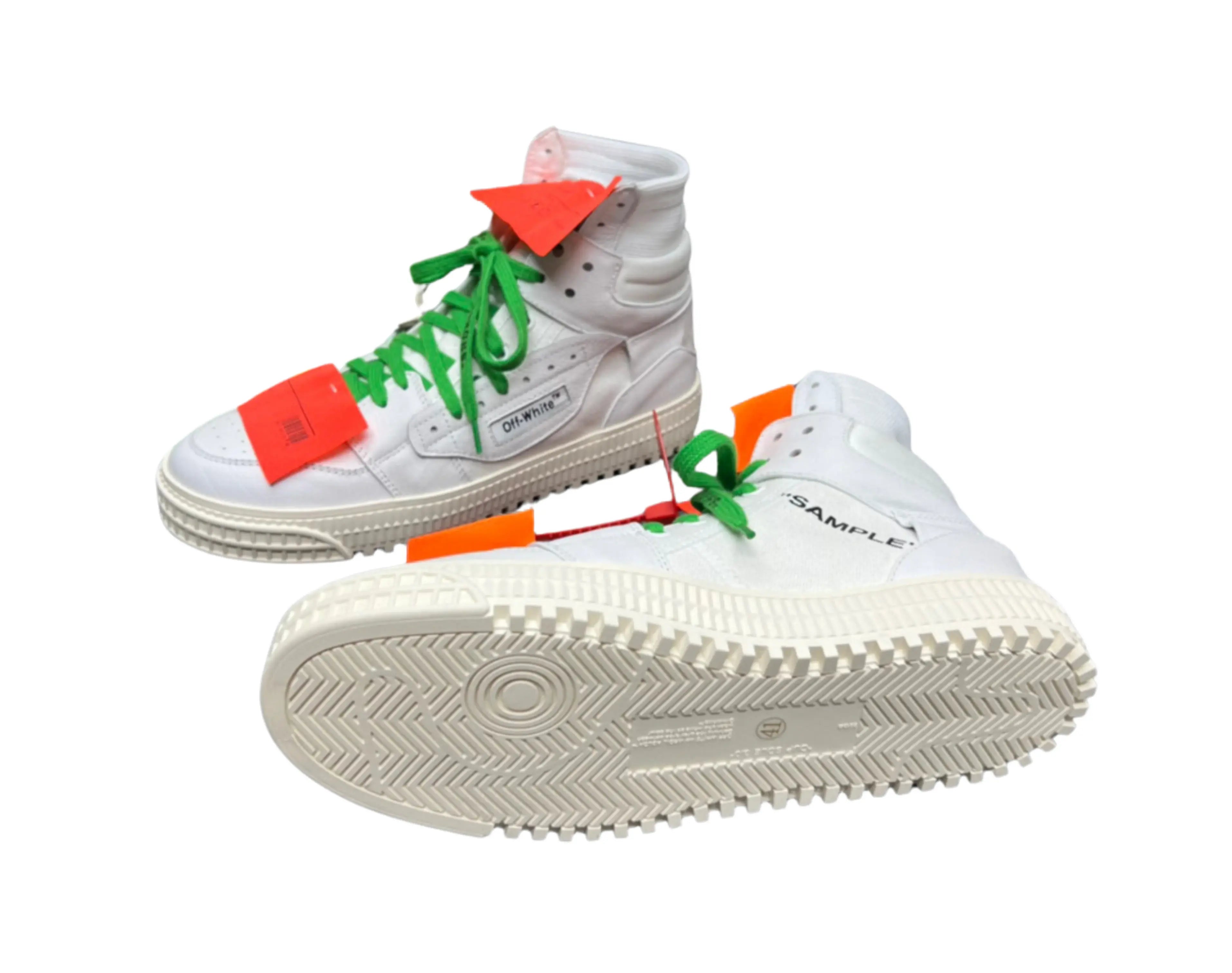 Off-White Off-Court 3.0 High Top - White & Green Off-White