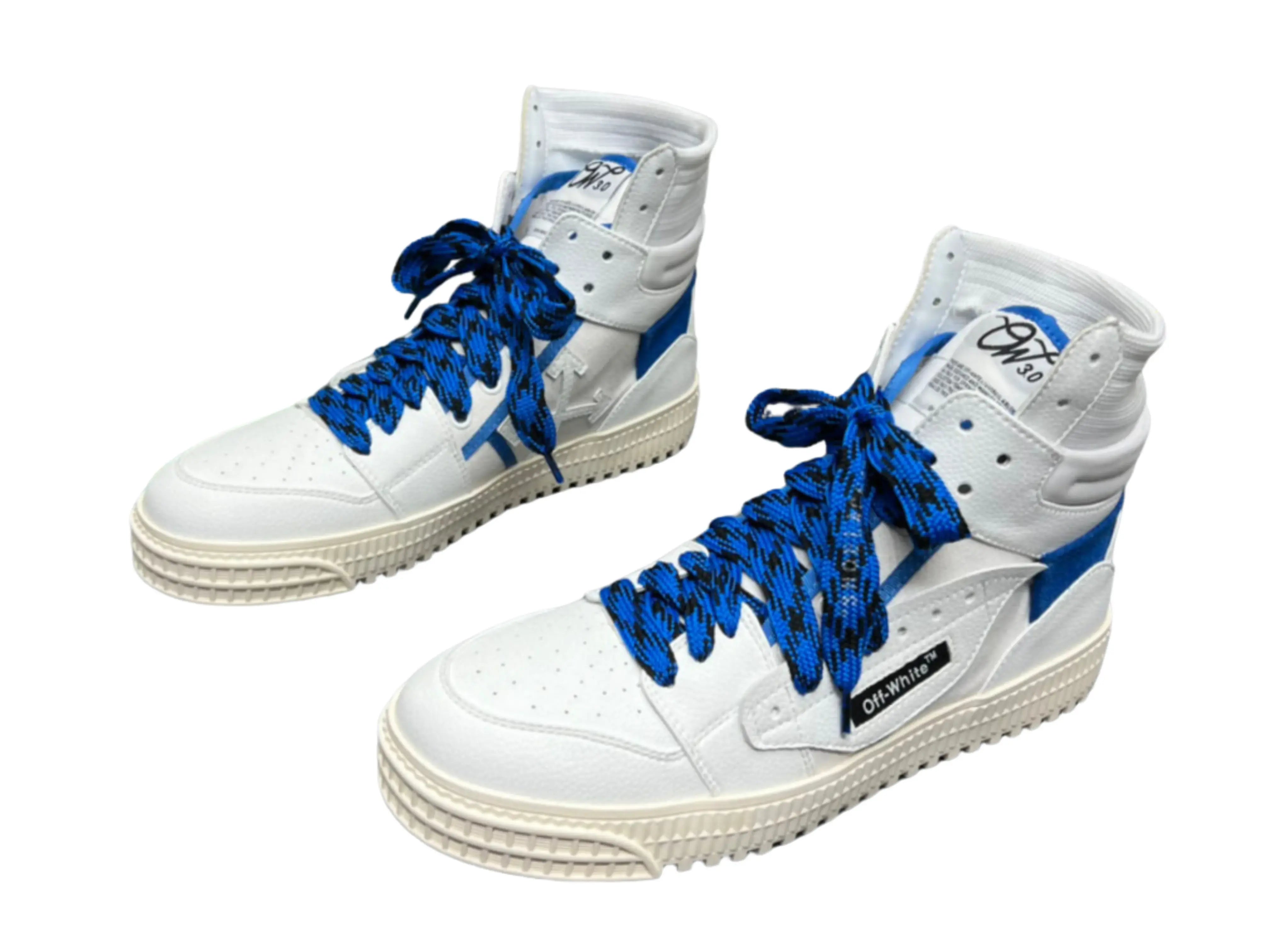 Off-White 3.0 Off Court High Top - White & Blue Off-White