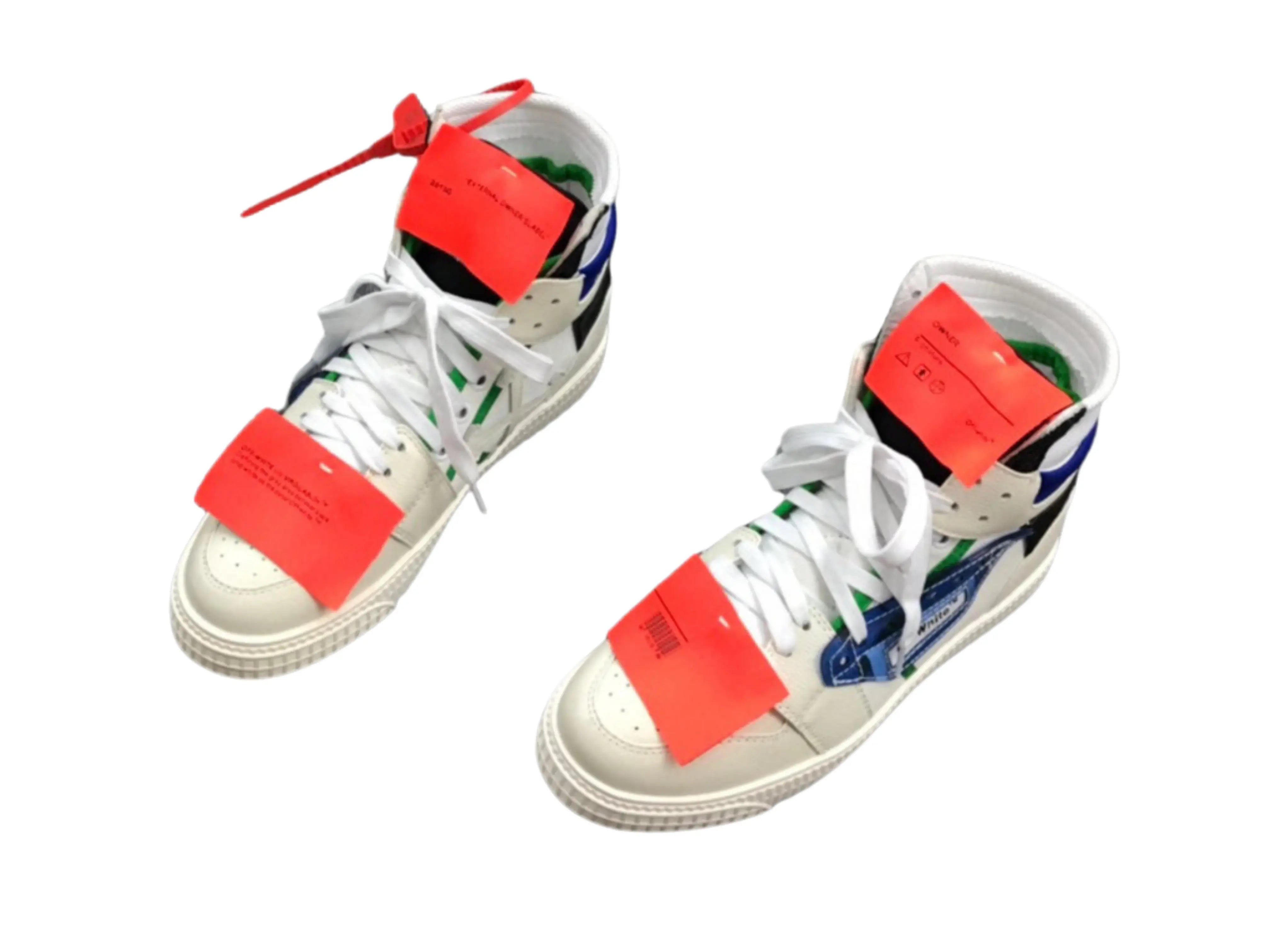 Off-White Off-Court 3.0 High Top - White, Blue & Black Off-White