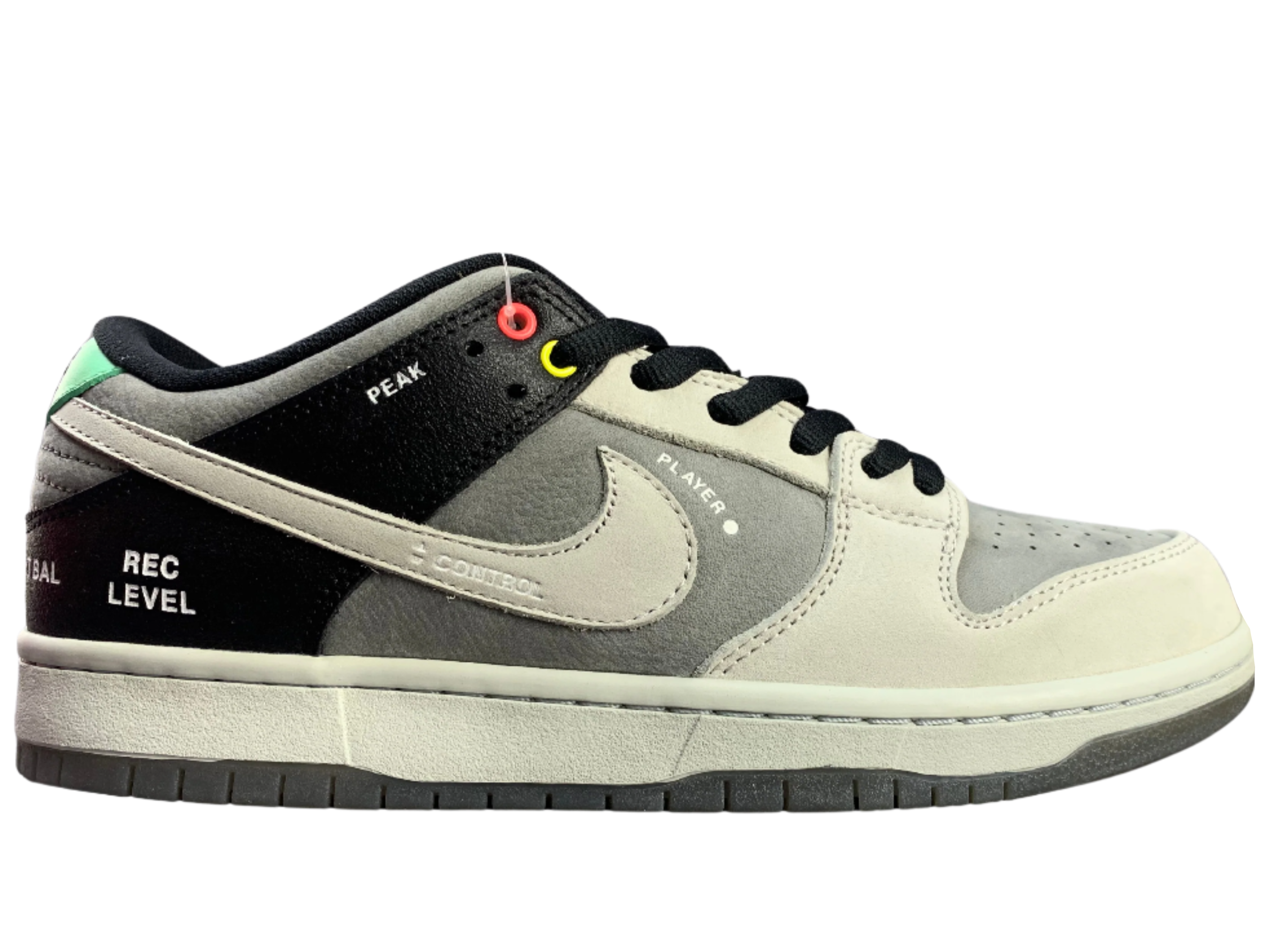 SB Dunk Low Control Deck - Black, Grey, & Off-White