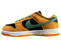 SB Dunk Low - Orange Suede & Green