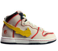 SB Dunk High - White & Yellow Edition