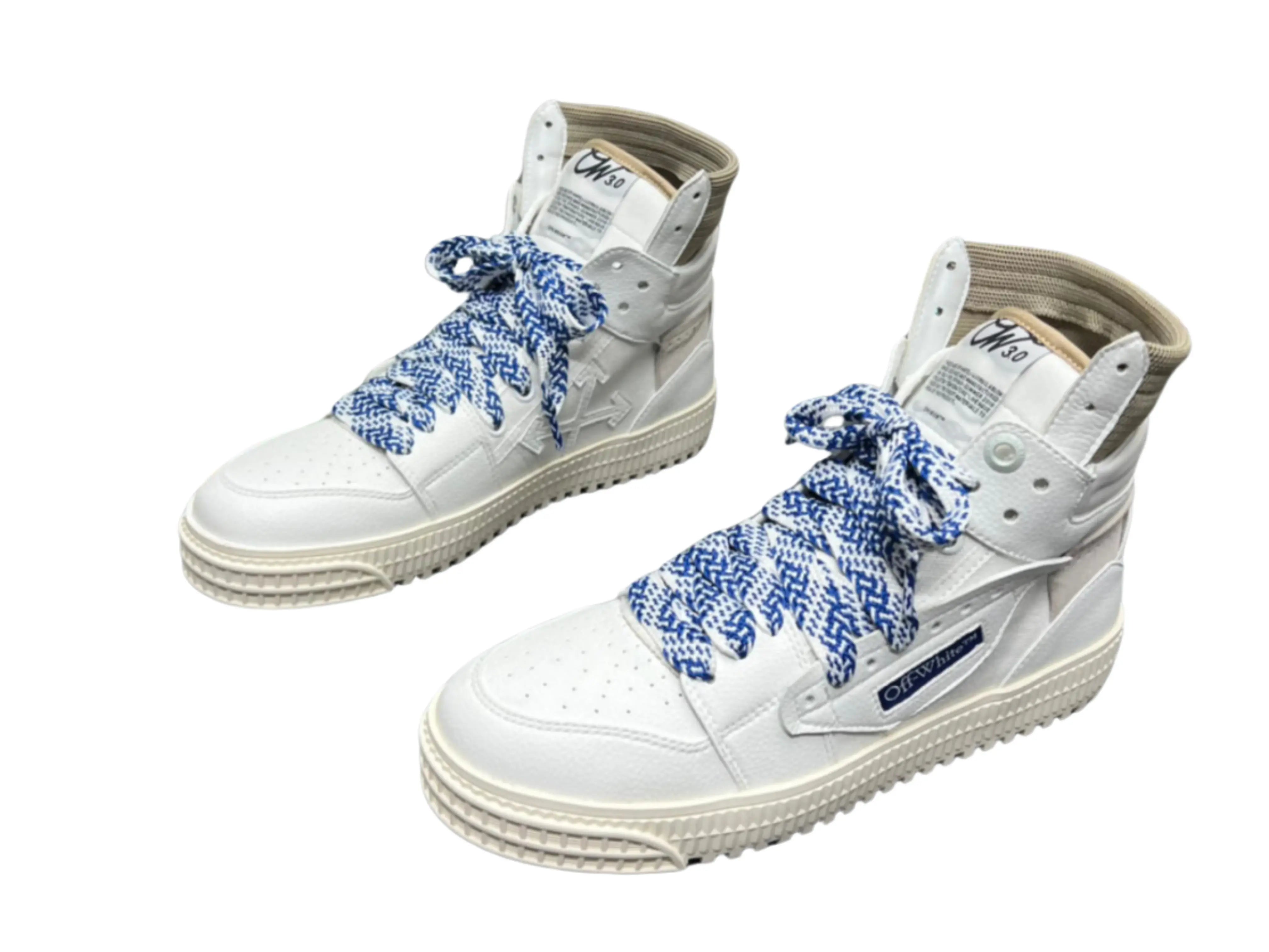 Off-White 3.0 Off Court High Top - White & Blue Off-White
