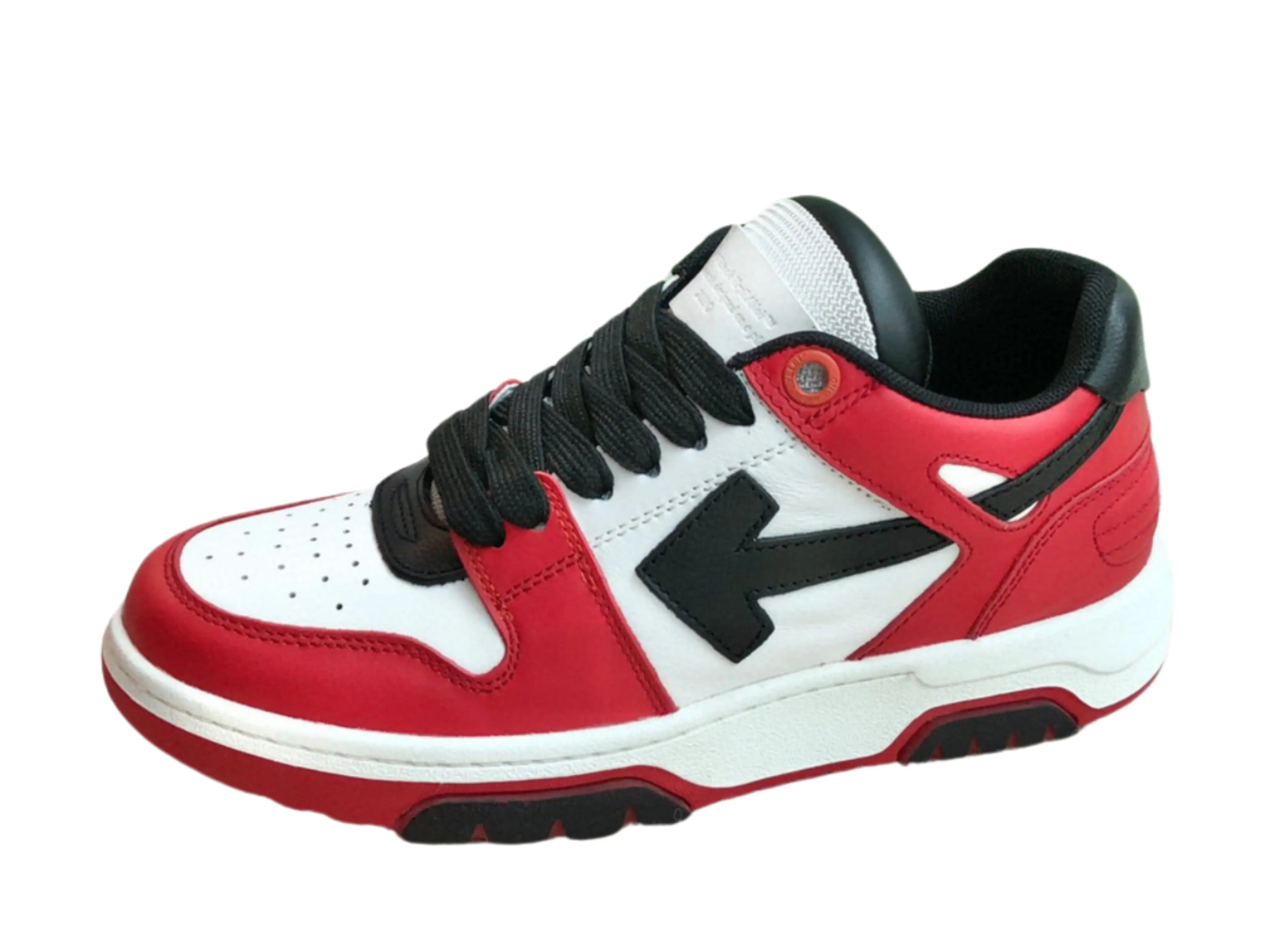 Off-White Out Of Office Low Top - Red & Black Off-White