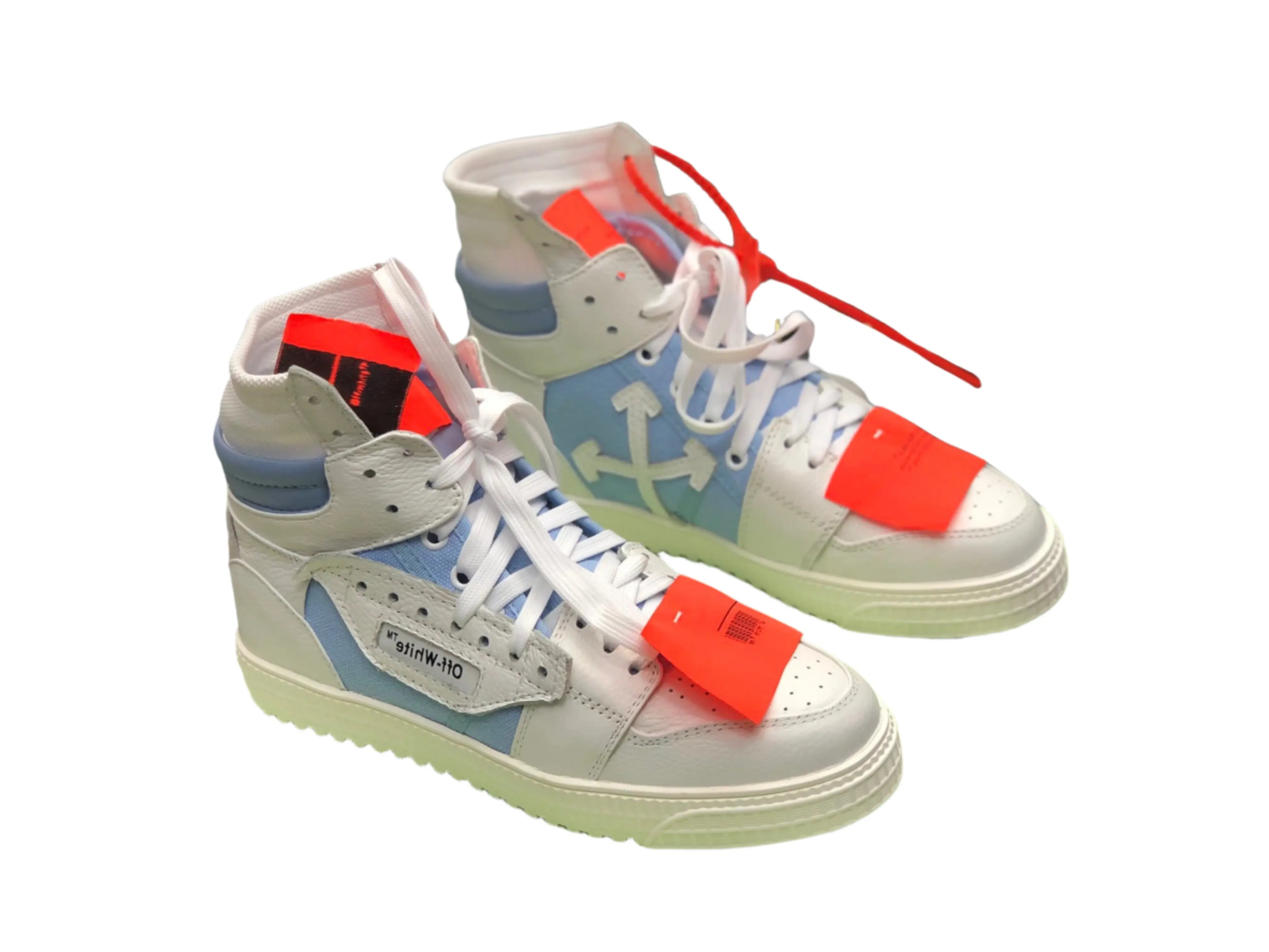 Off-White Off-Court 3.0 High Top - White & Baby Blue Off-White