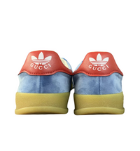 Adidas Gazelle x Gucci - Blue Suede & Yellow Stripes