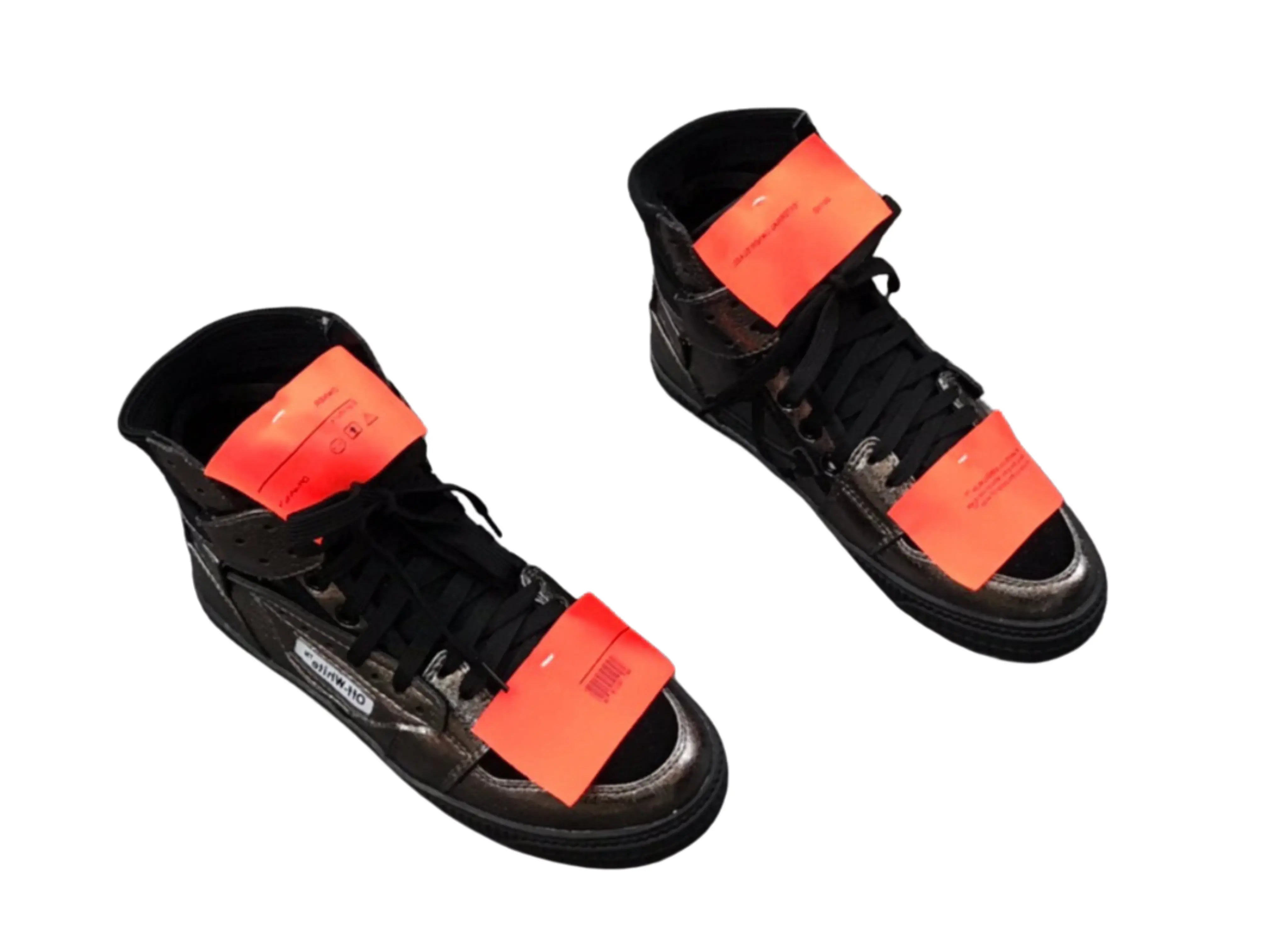 Off-White Off-Court 3.0 High Top - Metallic Silver & Black Off-White