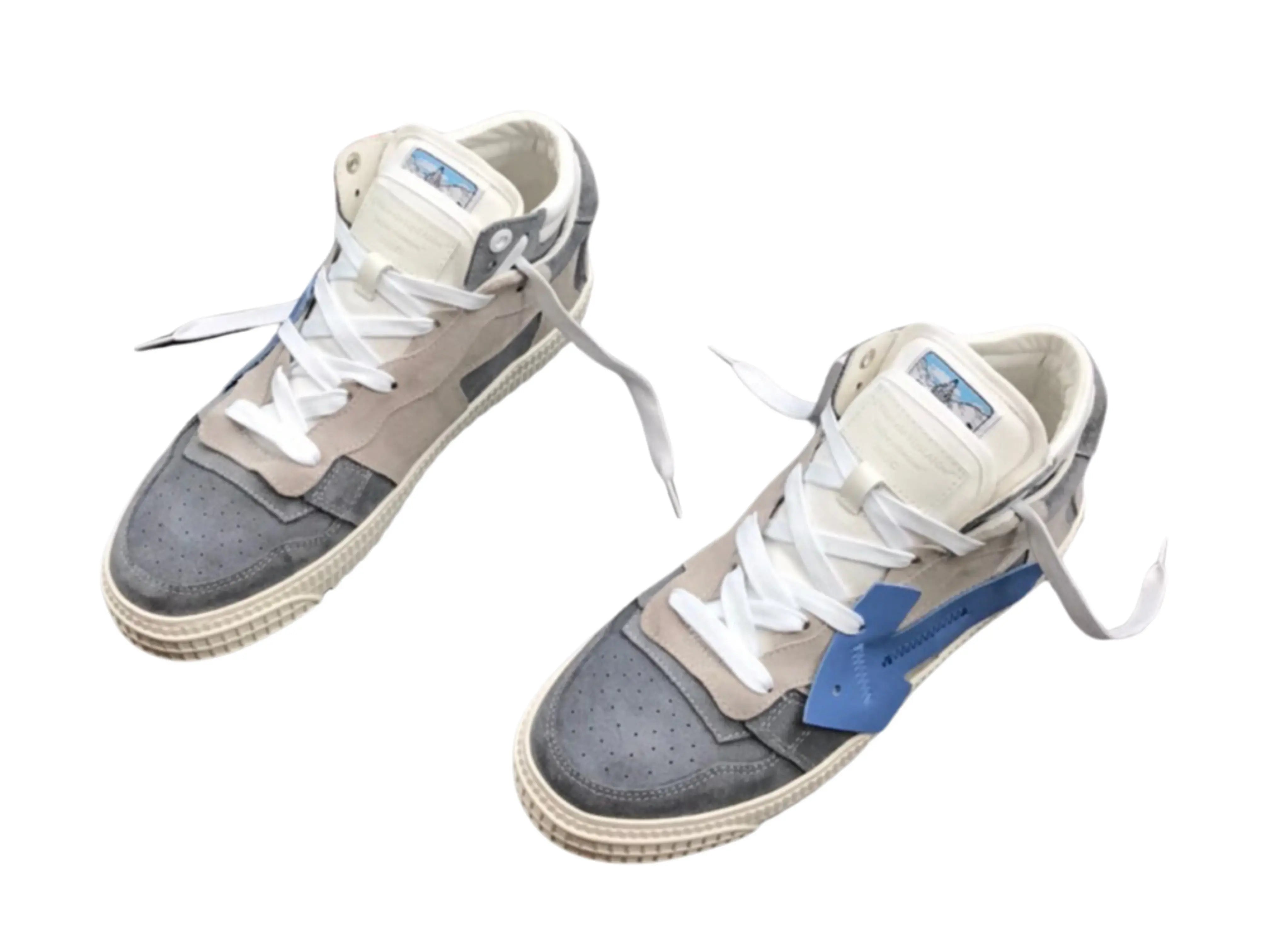 Off-White Off-Court 3.0 High Top - Grey, Blue & Beige Off-White