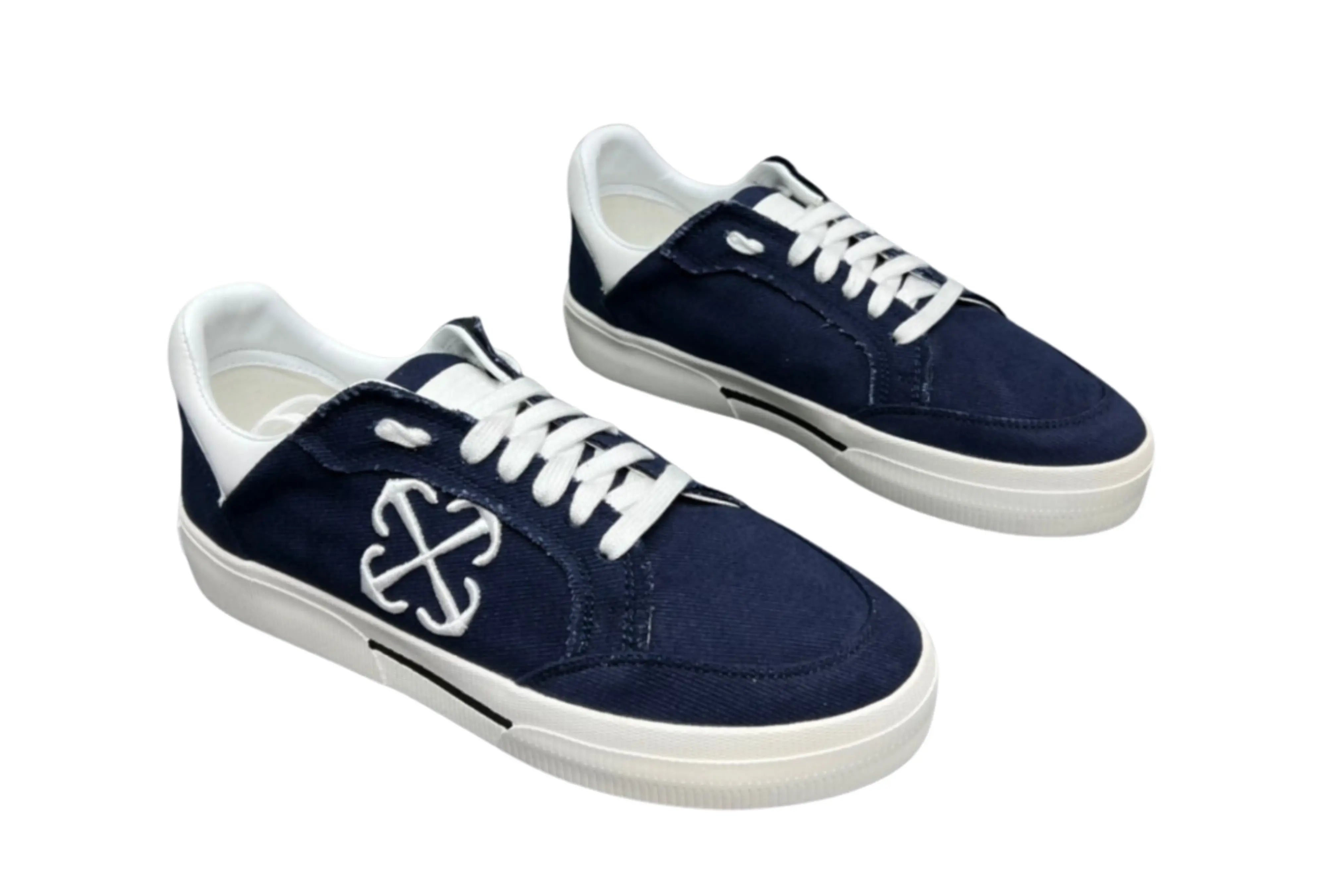 Off-White Low Vulcanized - Navy & White Off-White