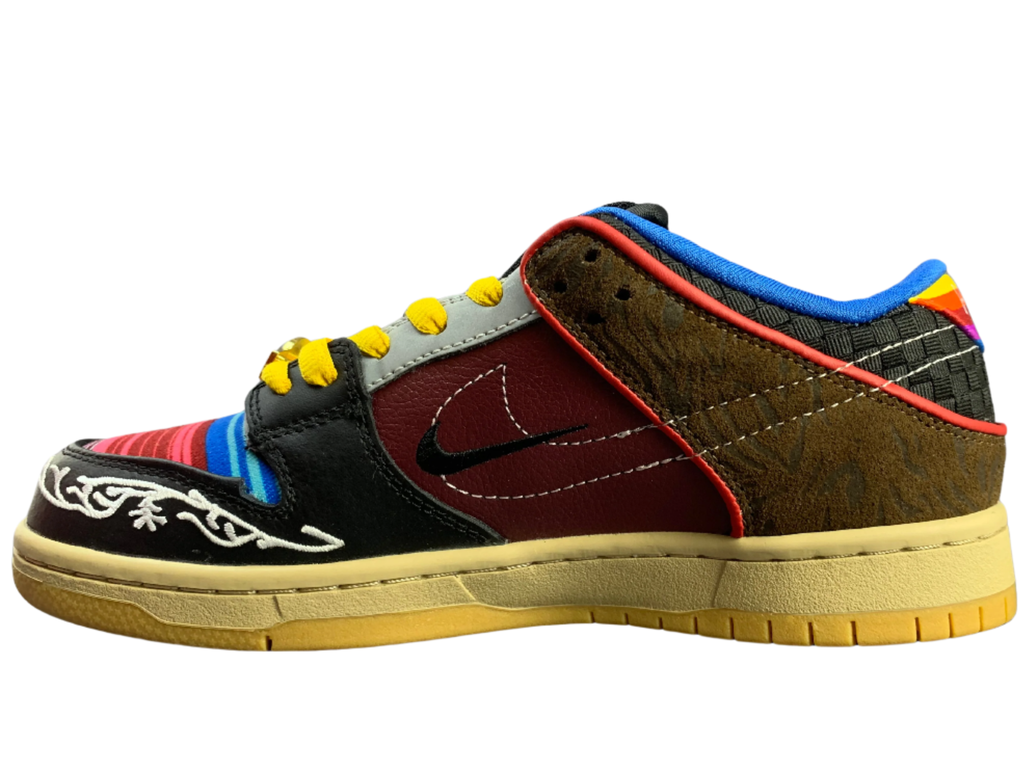 SB Dunk Low - Multicolor Stripe & Black