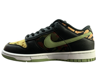 SB Dunk Low Camo Clover - Black, Green & Khaki