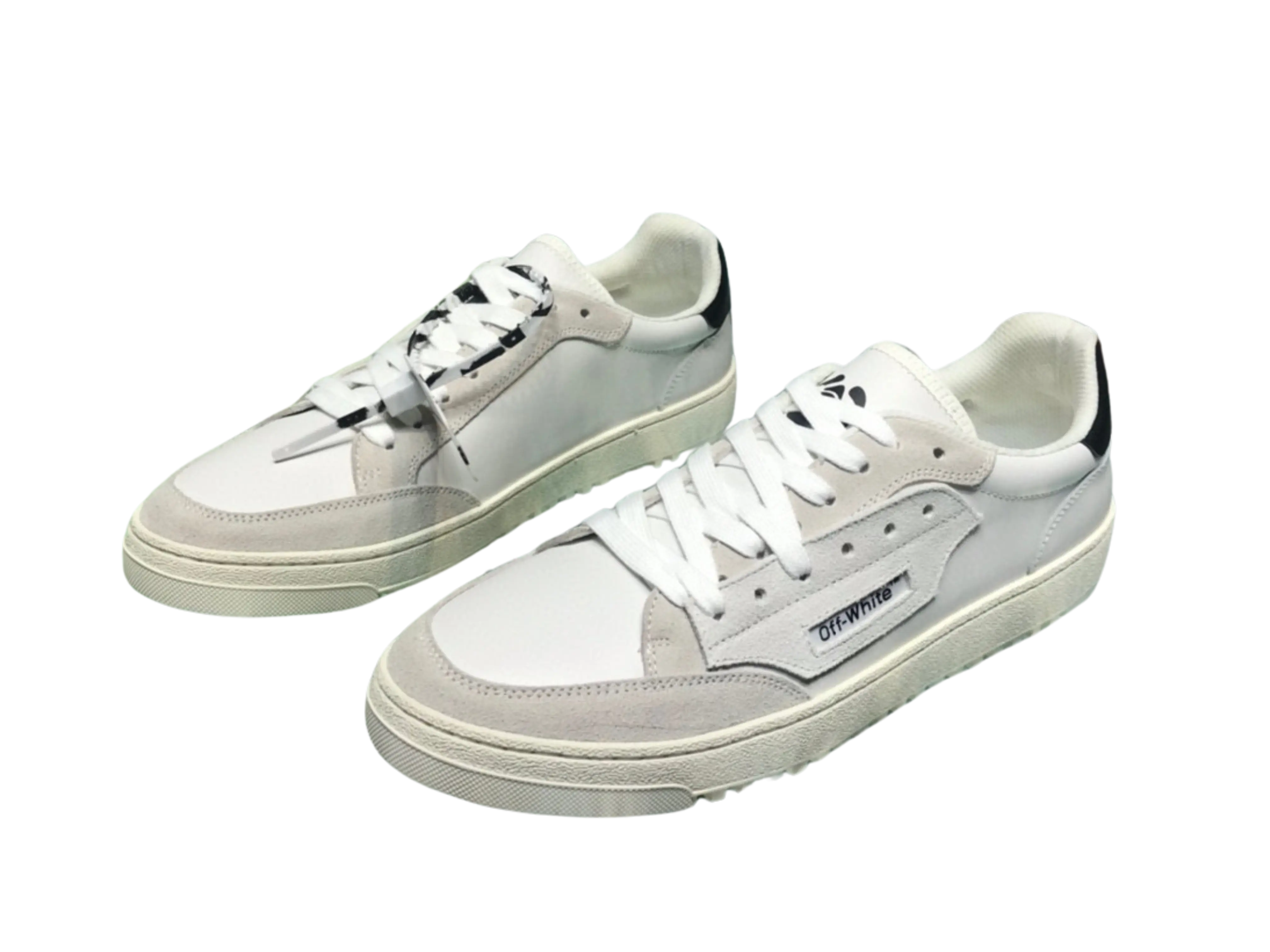 Off-White 5.0 Low Top - White, Grey & Black Off-White