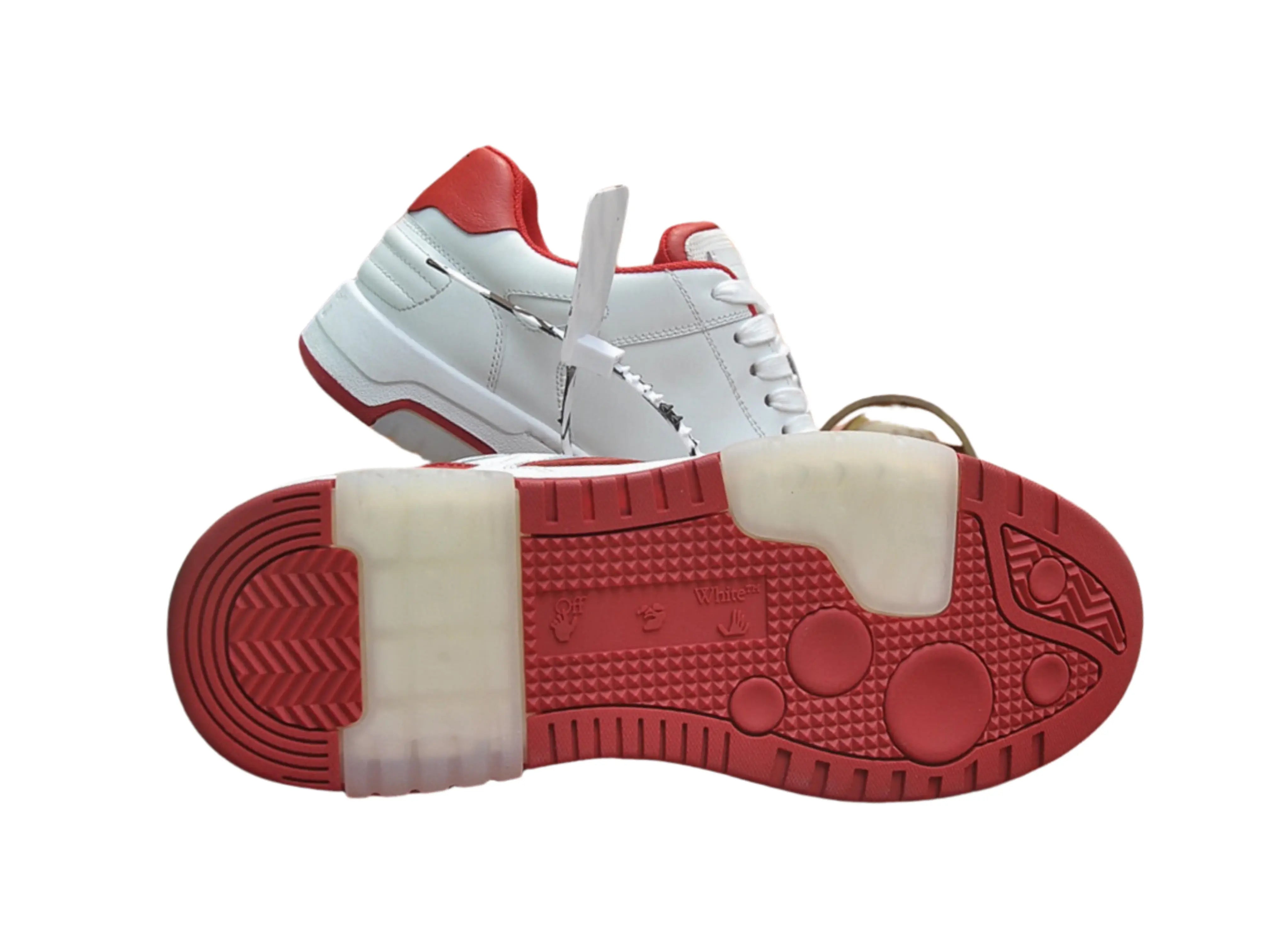 Off-White Out of Office Low-Top - White & Red Off-White