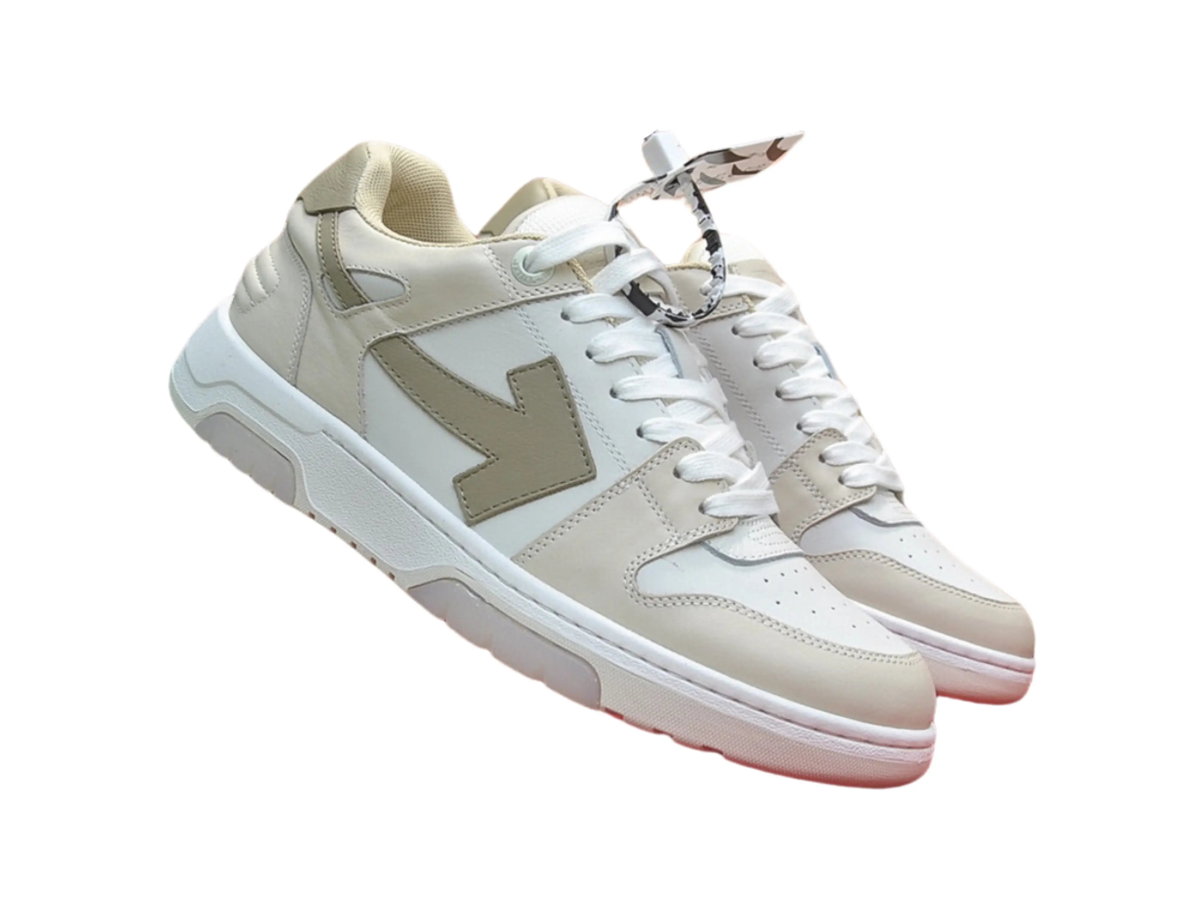 Off-White Out of Office Low-Top - Beige & White Off-White