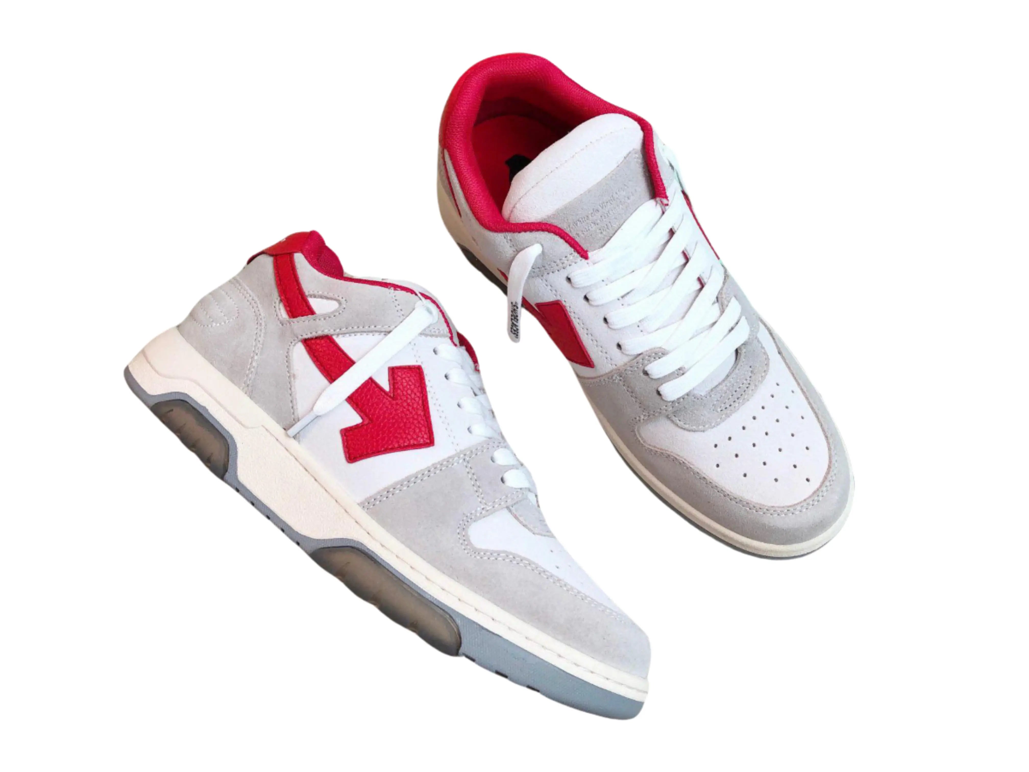 Off-White Out Of Office - White & Red Off-White