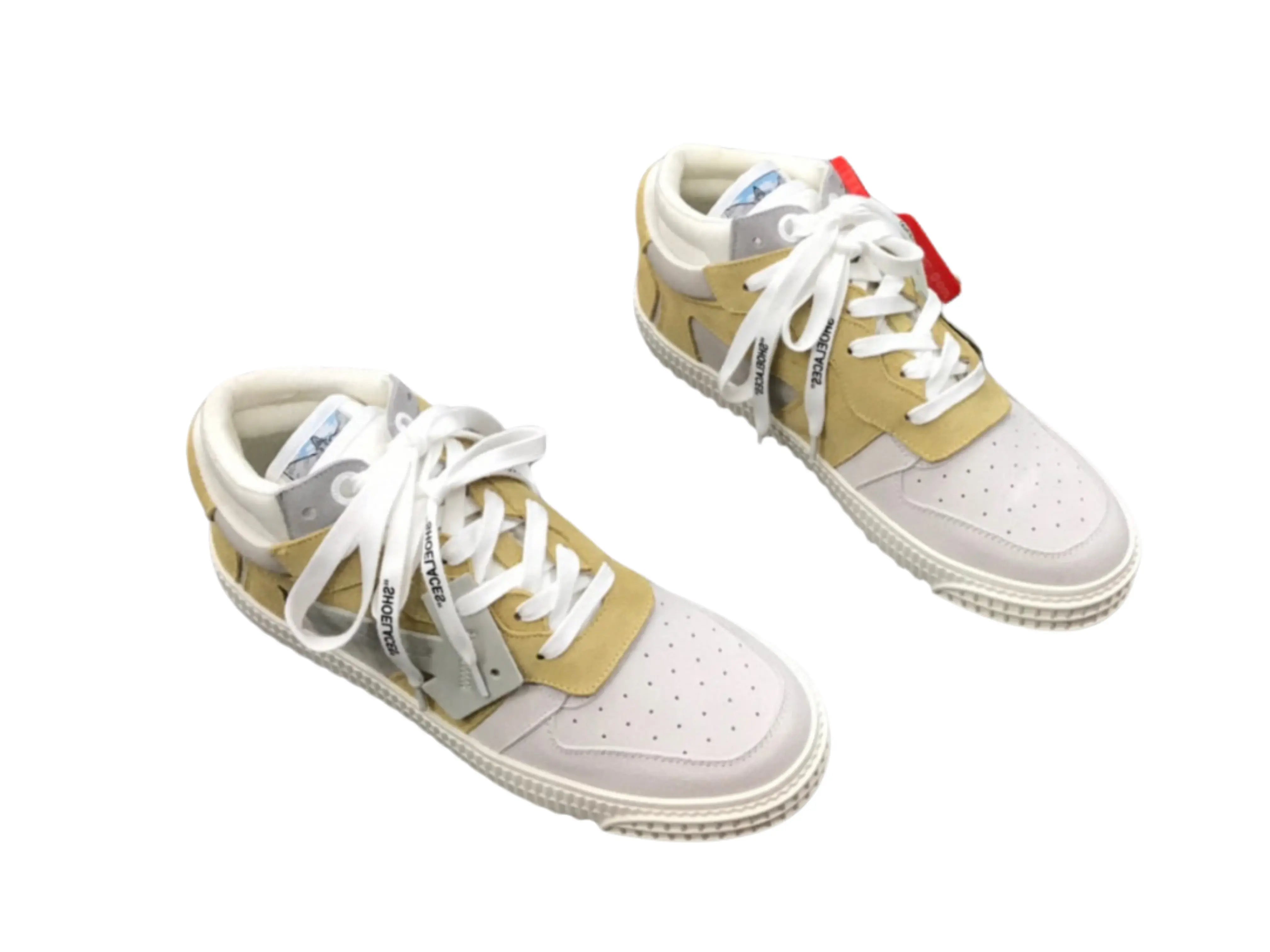 Off-White Off-Court 3.0 High Top - White, Beige & Grey Off-White