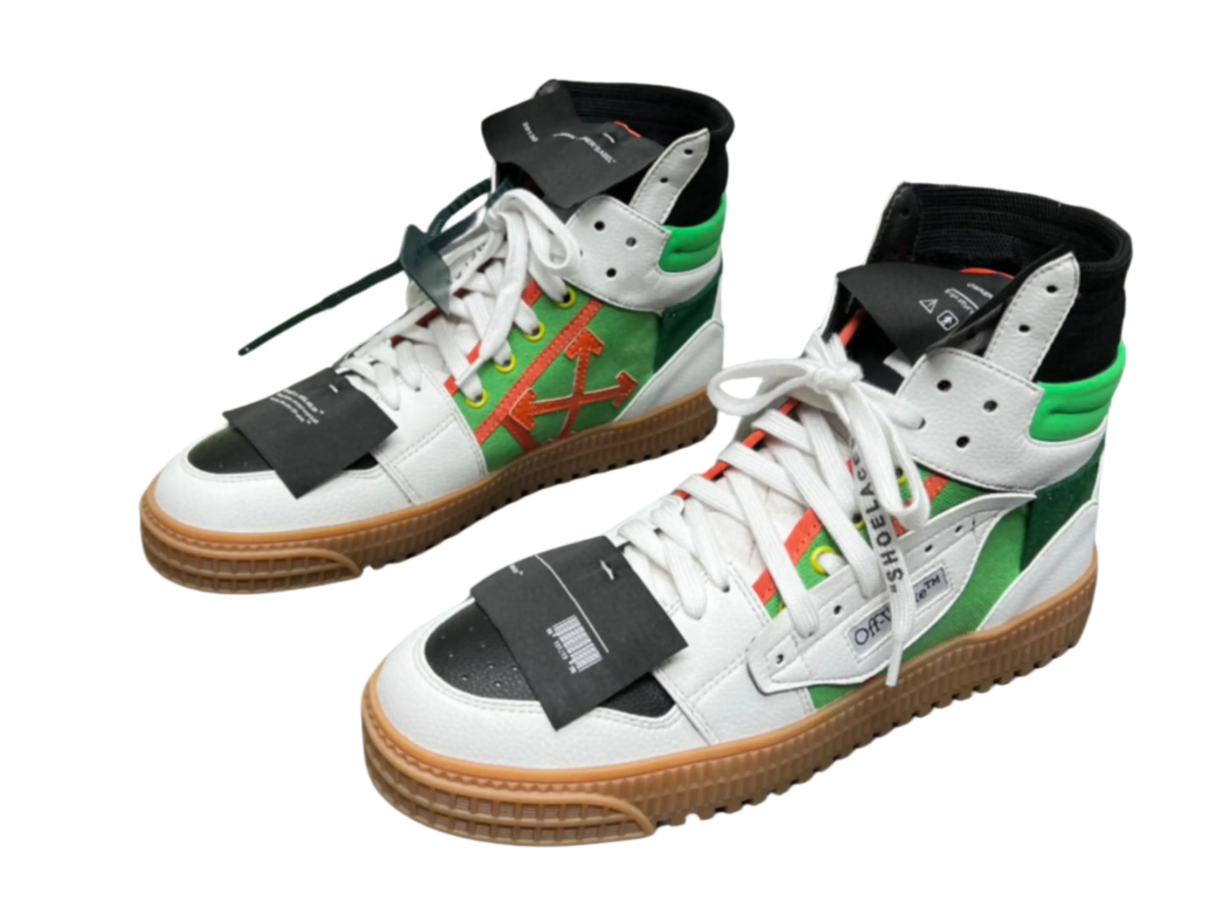 Off-White 3.0 Off Court High Top - White & Green Off-White