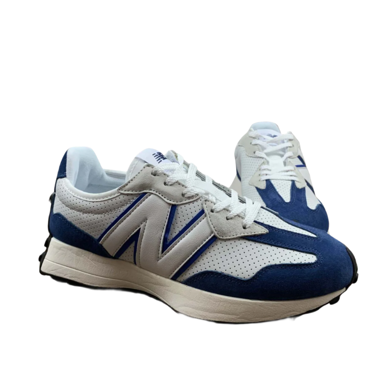 New Balance 327 - Blue & White Edition