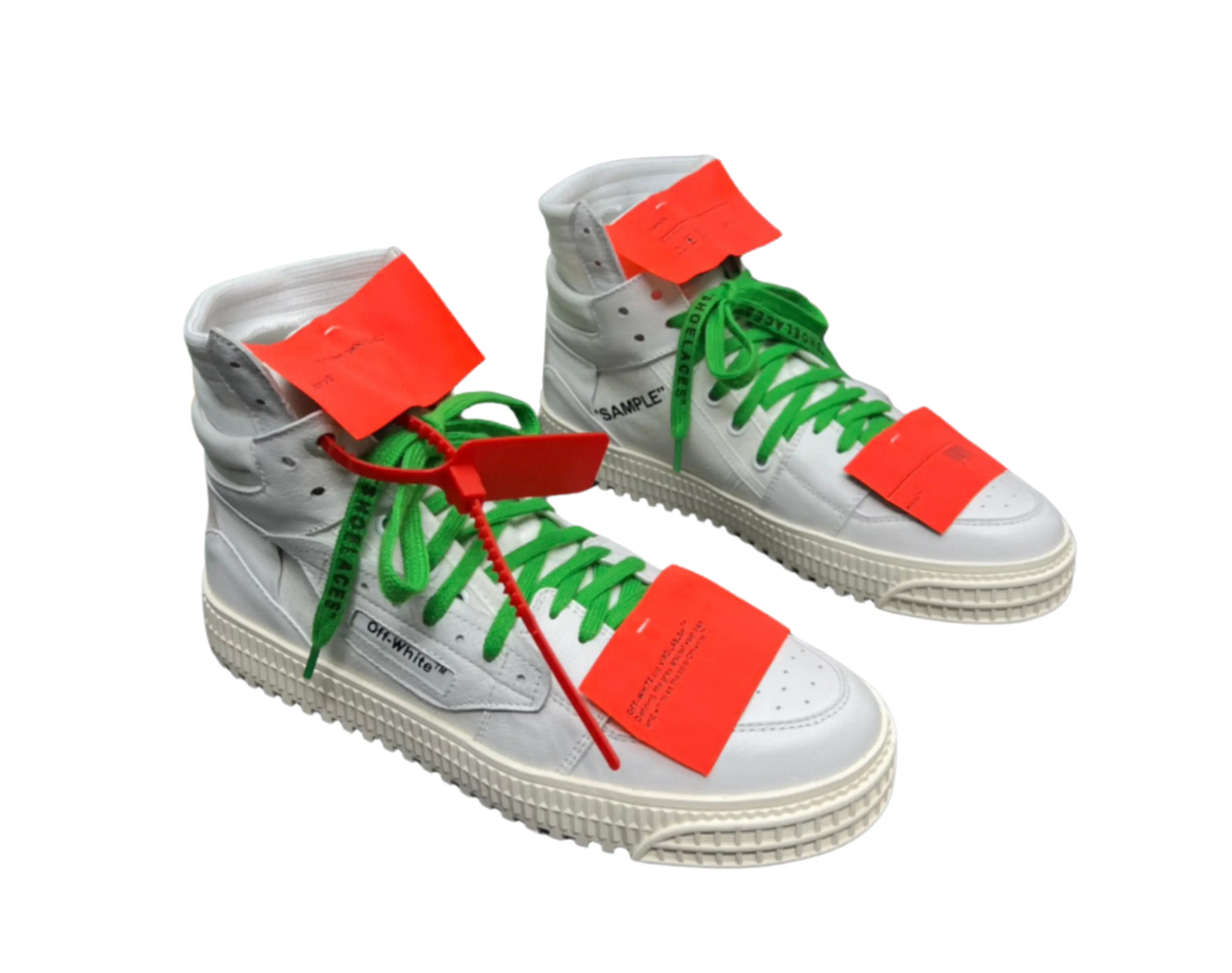 Off-White Off-Court 3.0 High Top - White & Green Off-White
